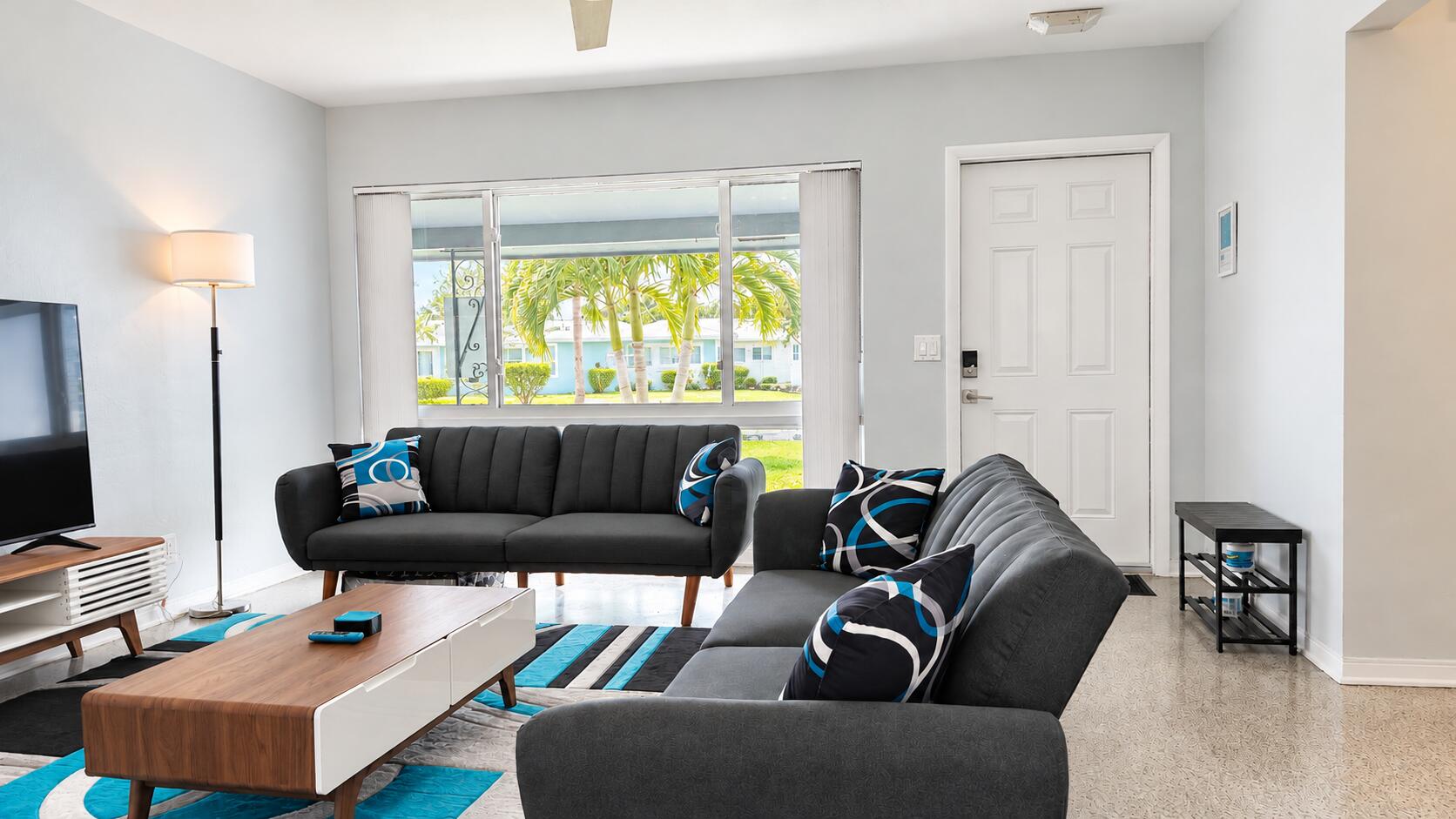 Bright Coastal Modern Living Room