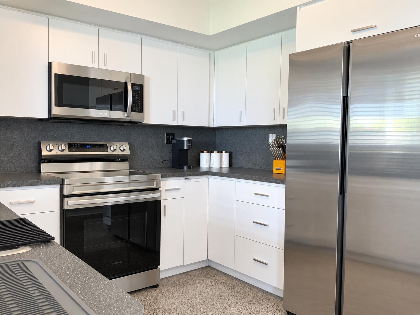 Modern Minimalist Kitchen with Stainless