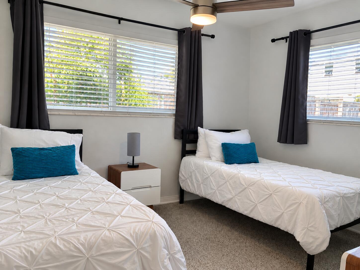 twin beds in bedroom 2