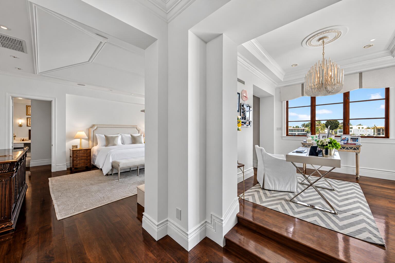 Crisp Luxury Bedroom Suite Interior