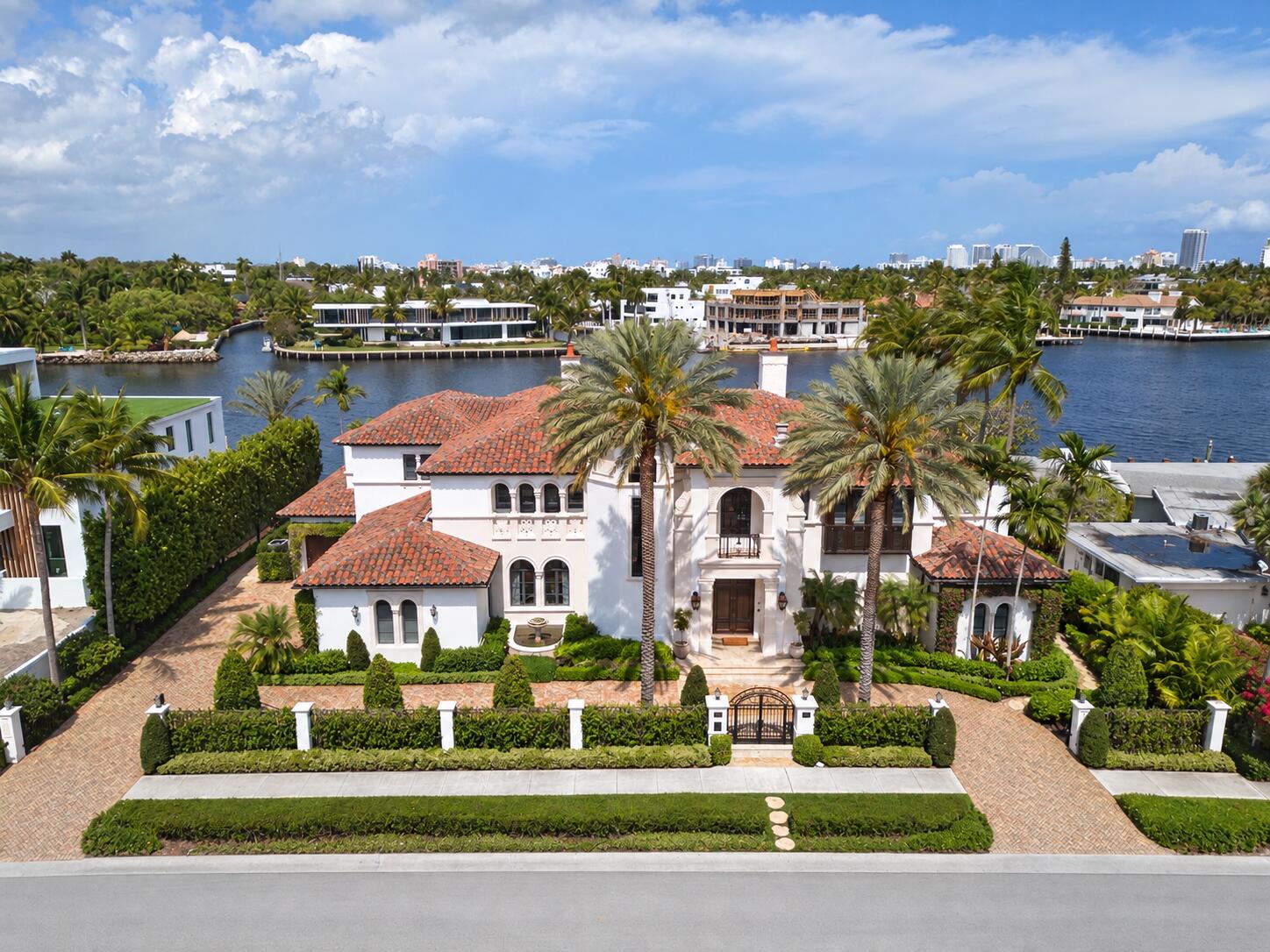 Unobstructed aerial view of the property