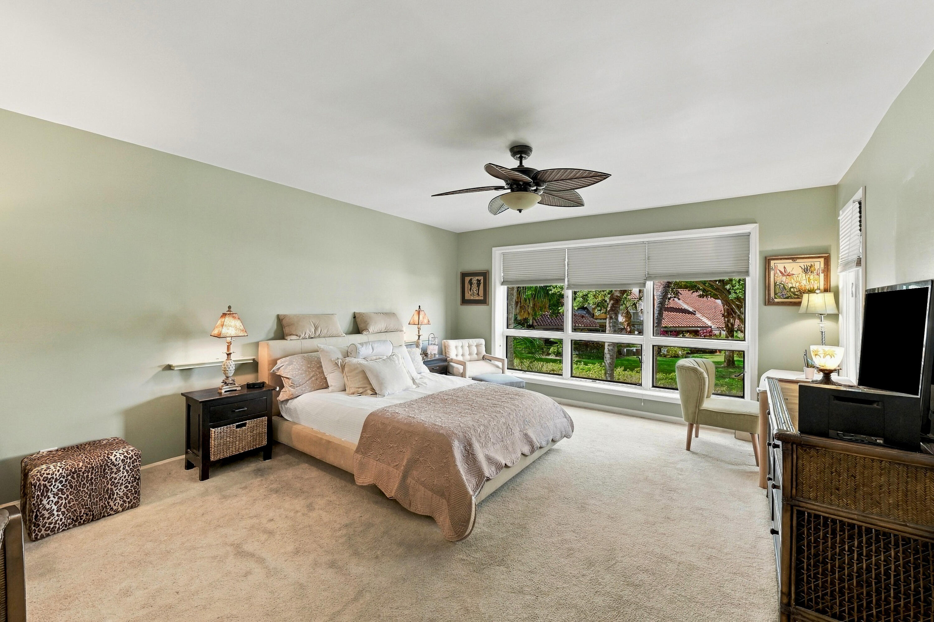 Your expansive master bedroom
