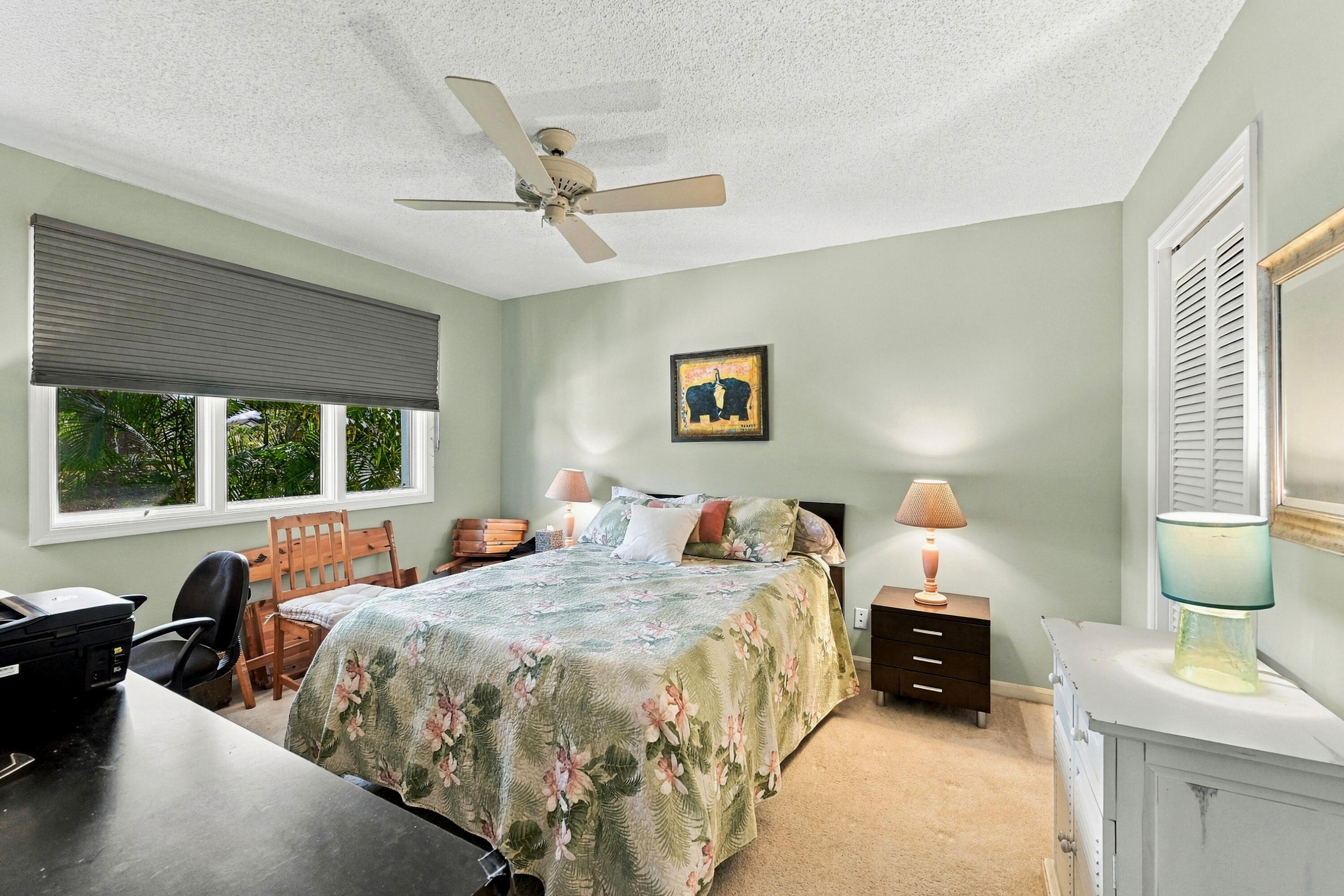 Your second bedroom has room for a large bed