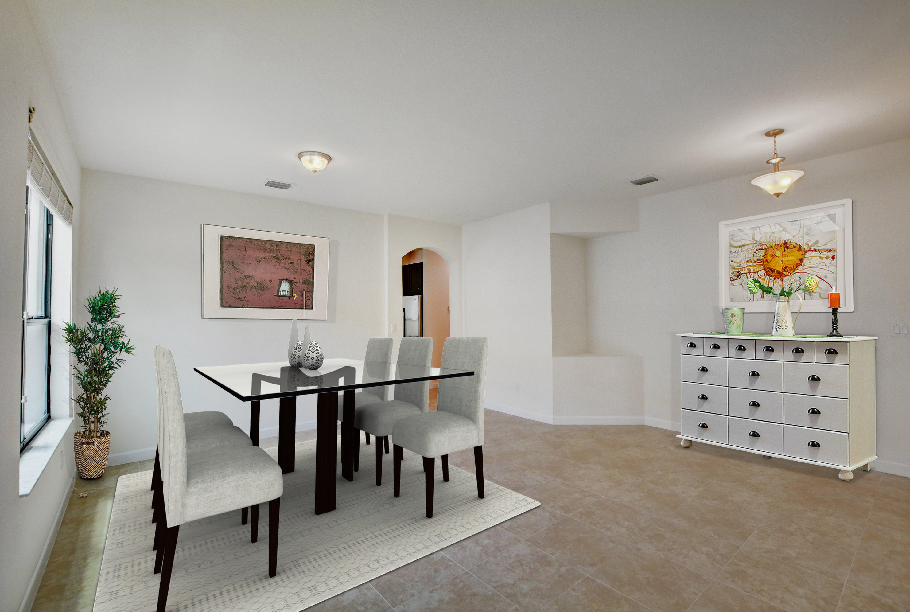 dining staged