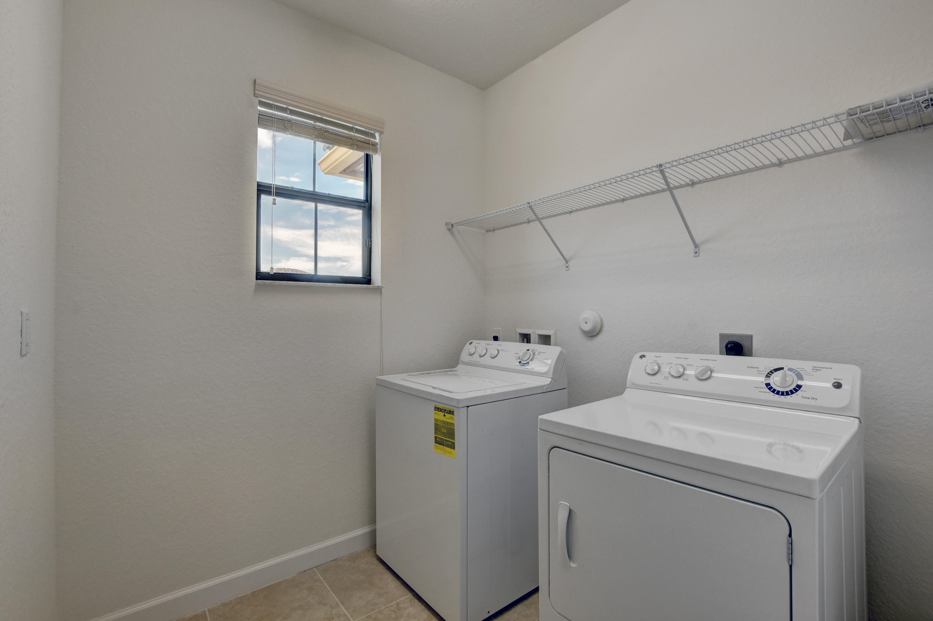 Laundry Room with window