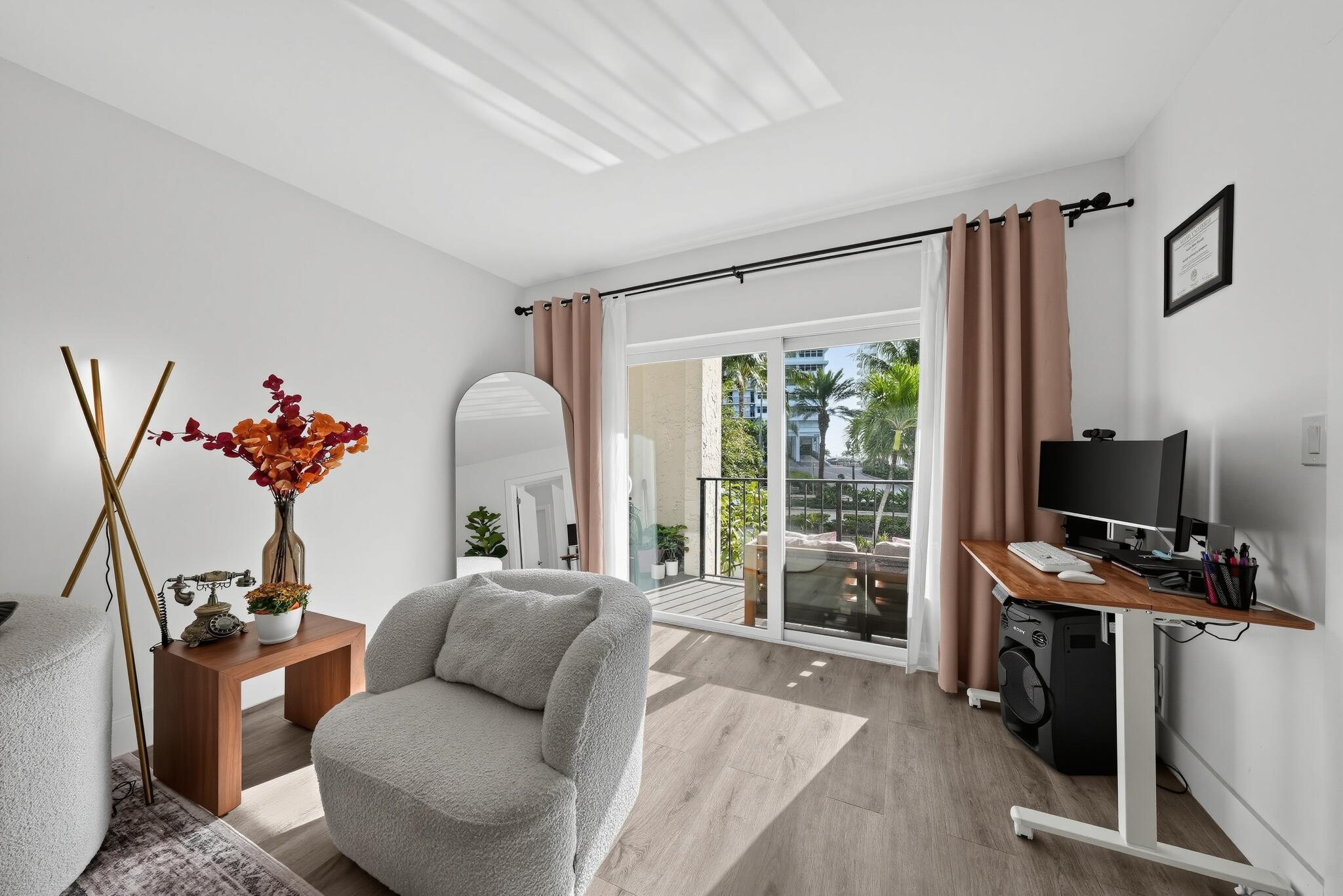 Light and airy decor.