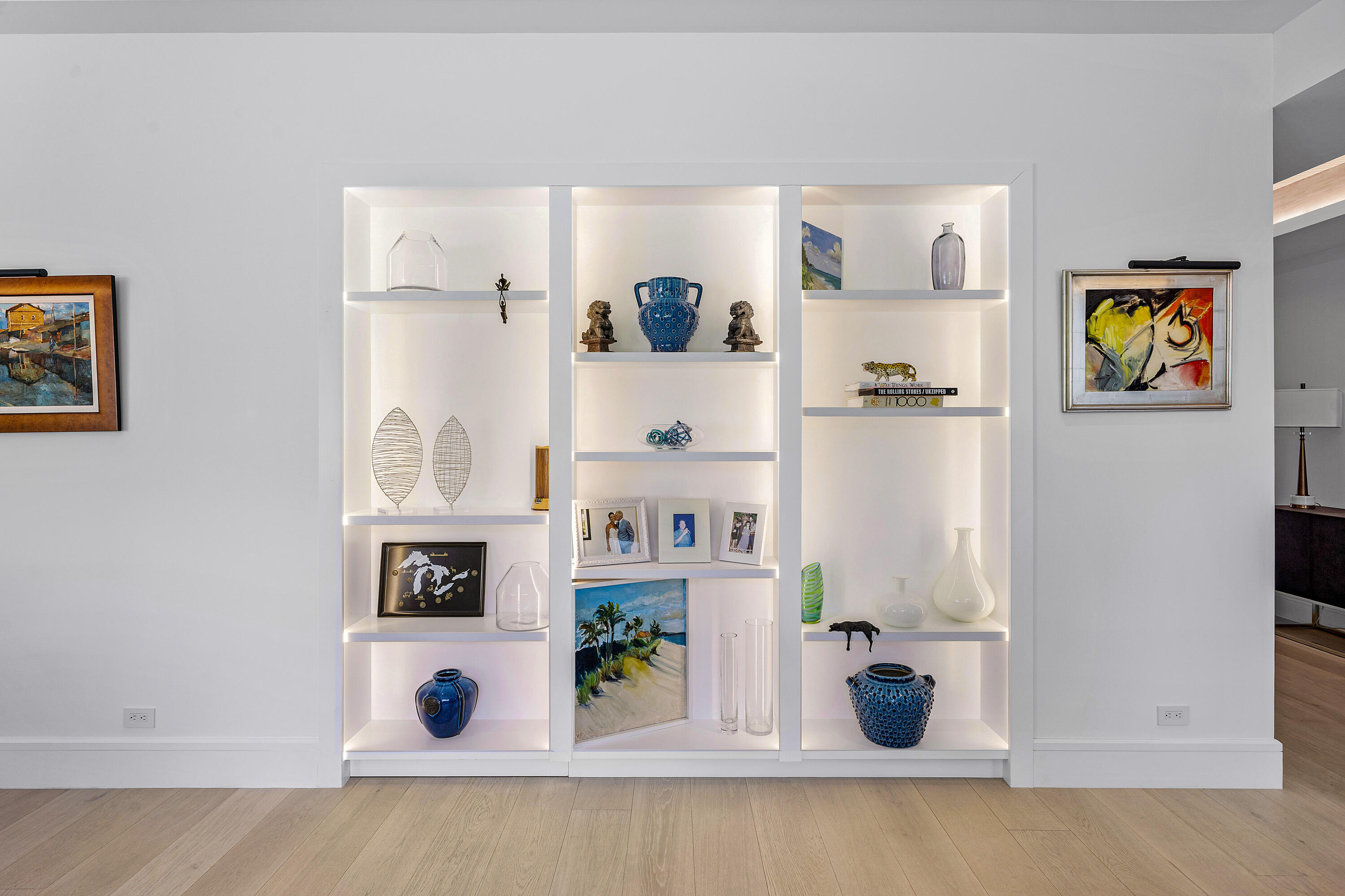Backlit Bookshelf
