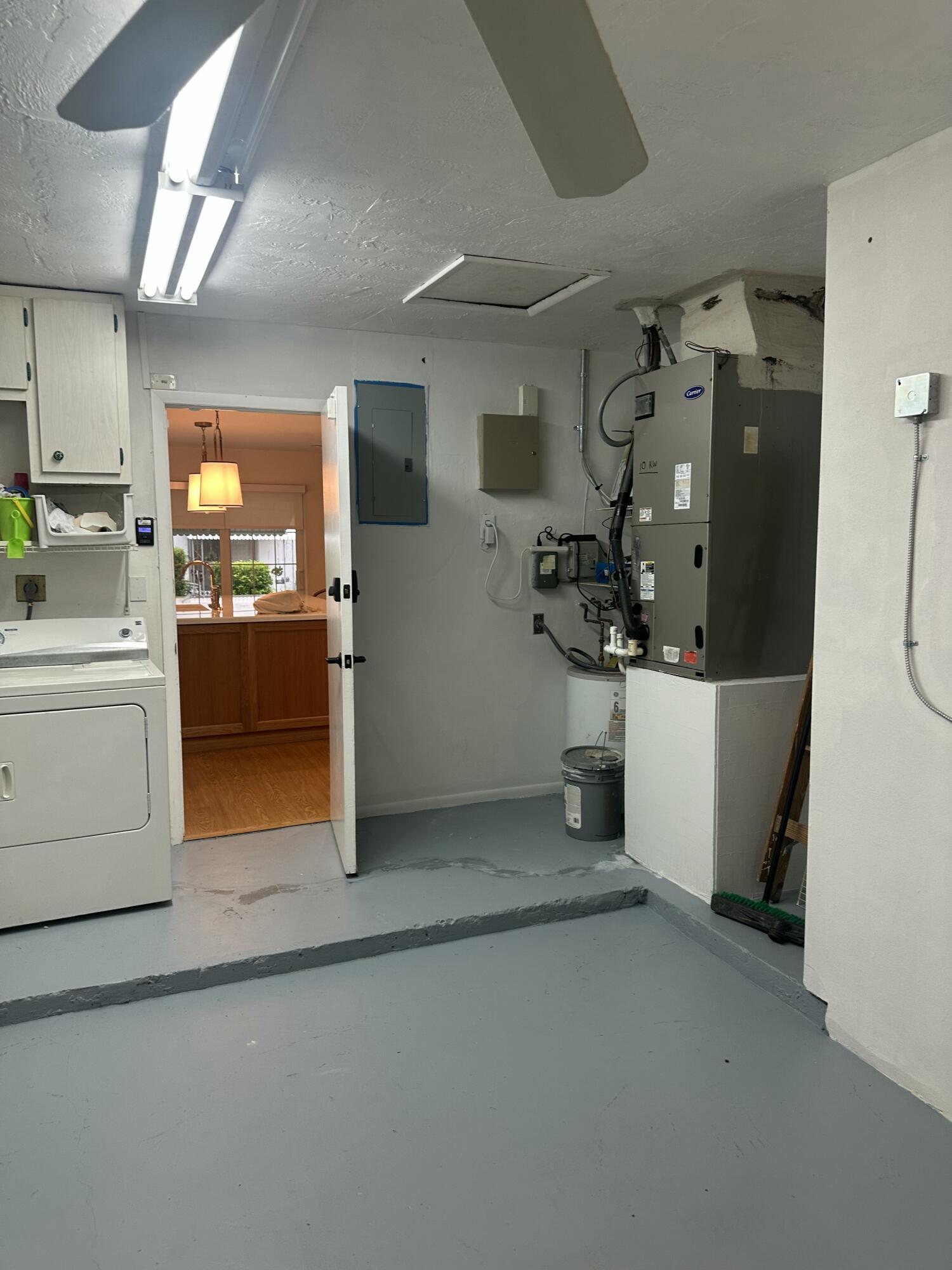 Laundry in Garage