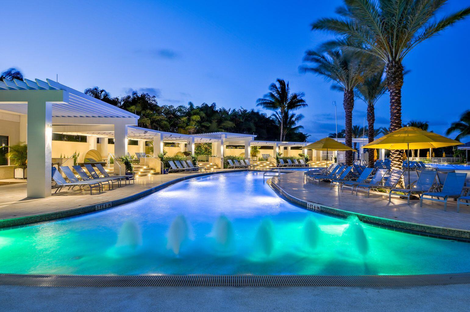 St Andrews activity pool dusk
