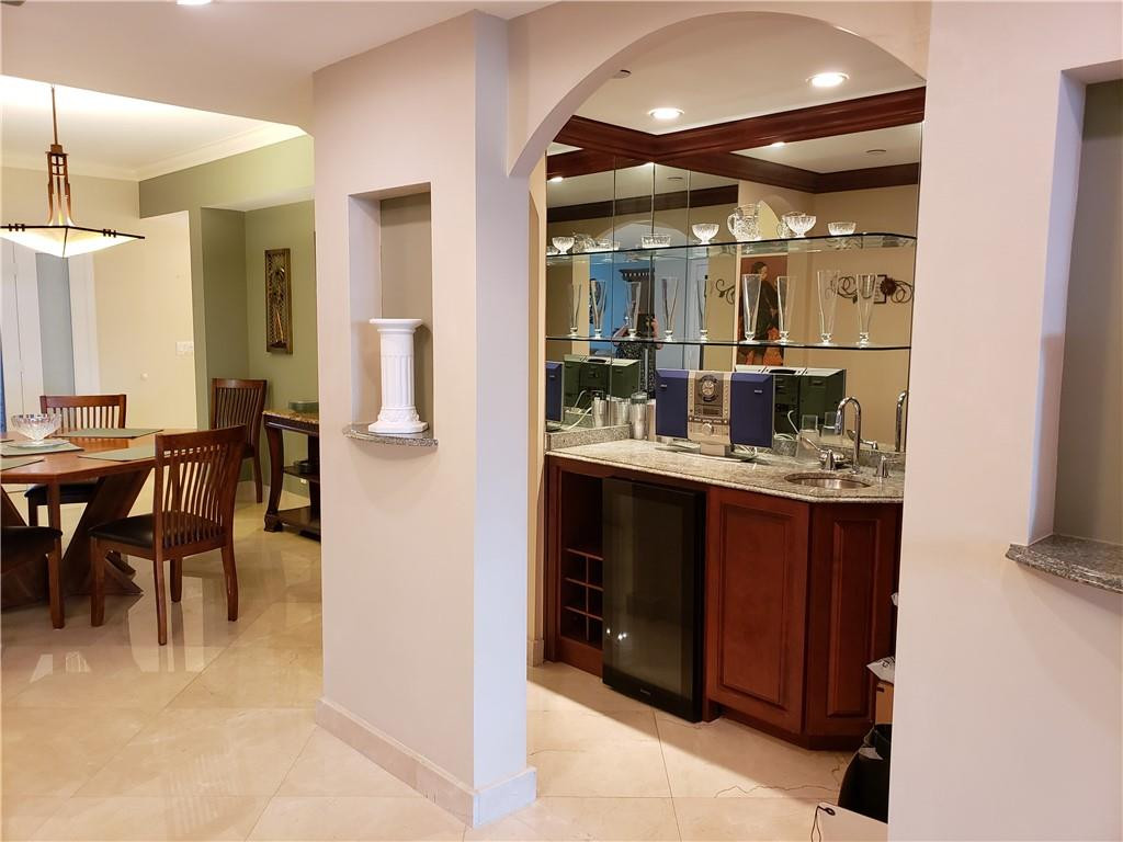 Bar off dining room Bar off dining room