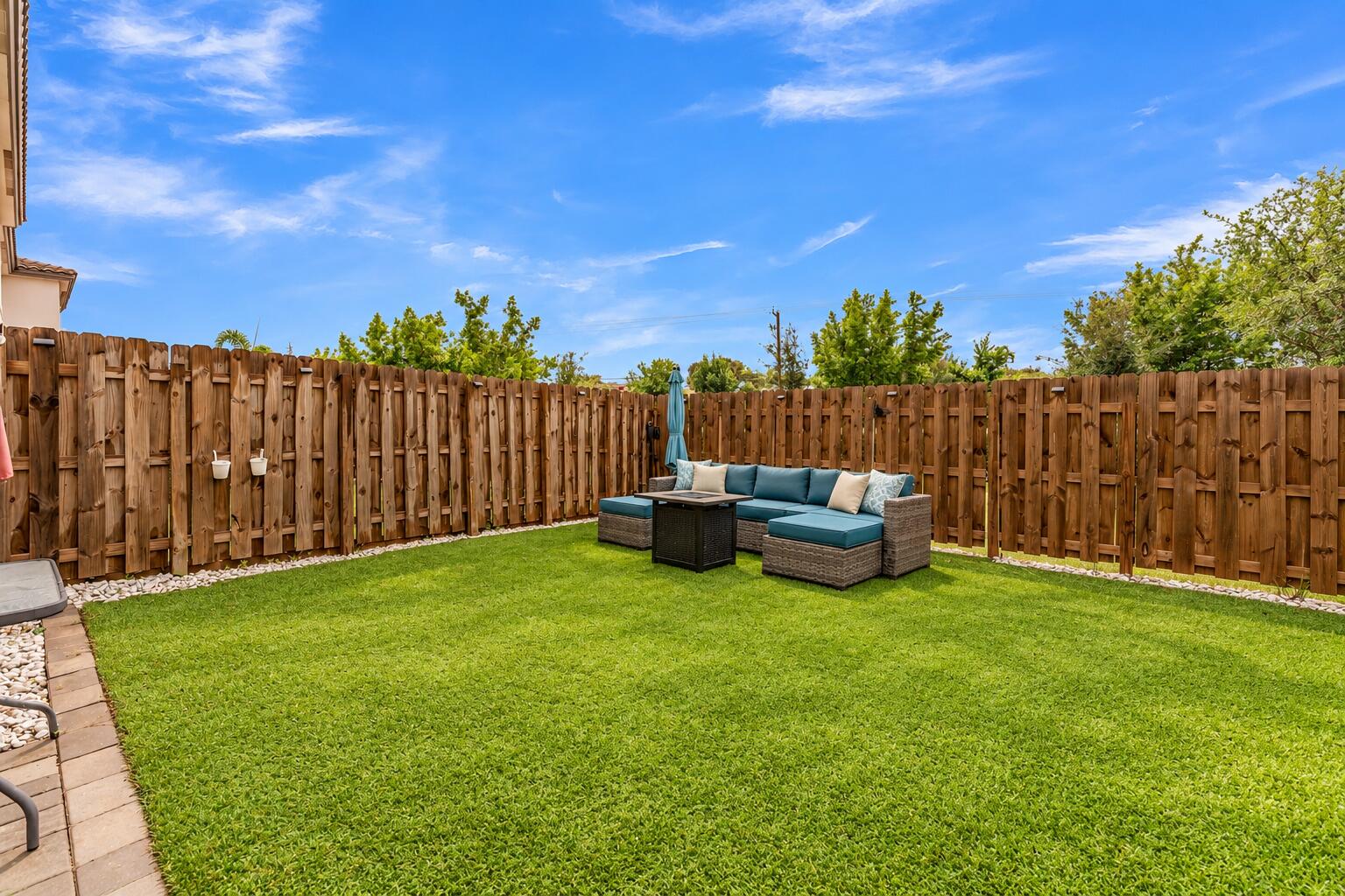 Sunny Backyard Patio Retreat