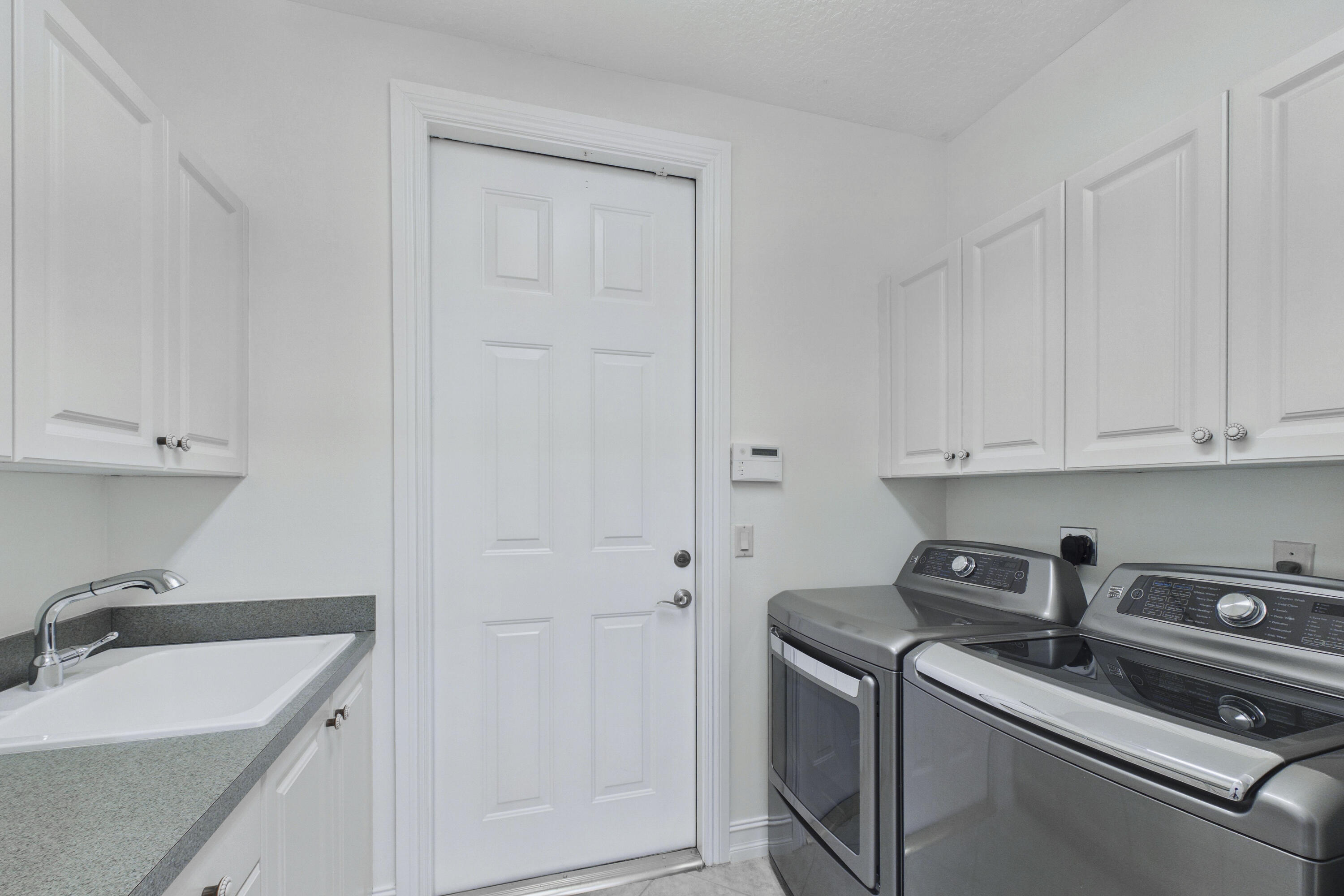 Replaced washer and dryer with laundry tub