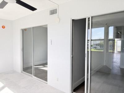 Access to patio from both bedrooms.