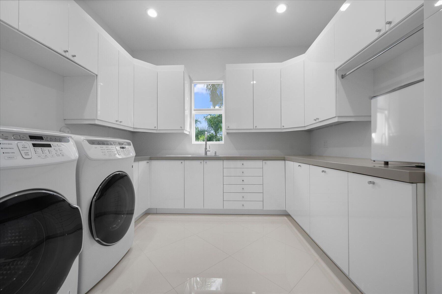 upstairs laundry