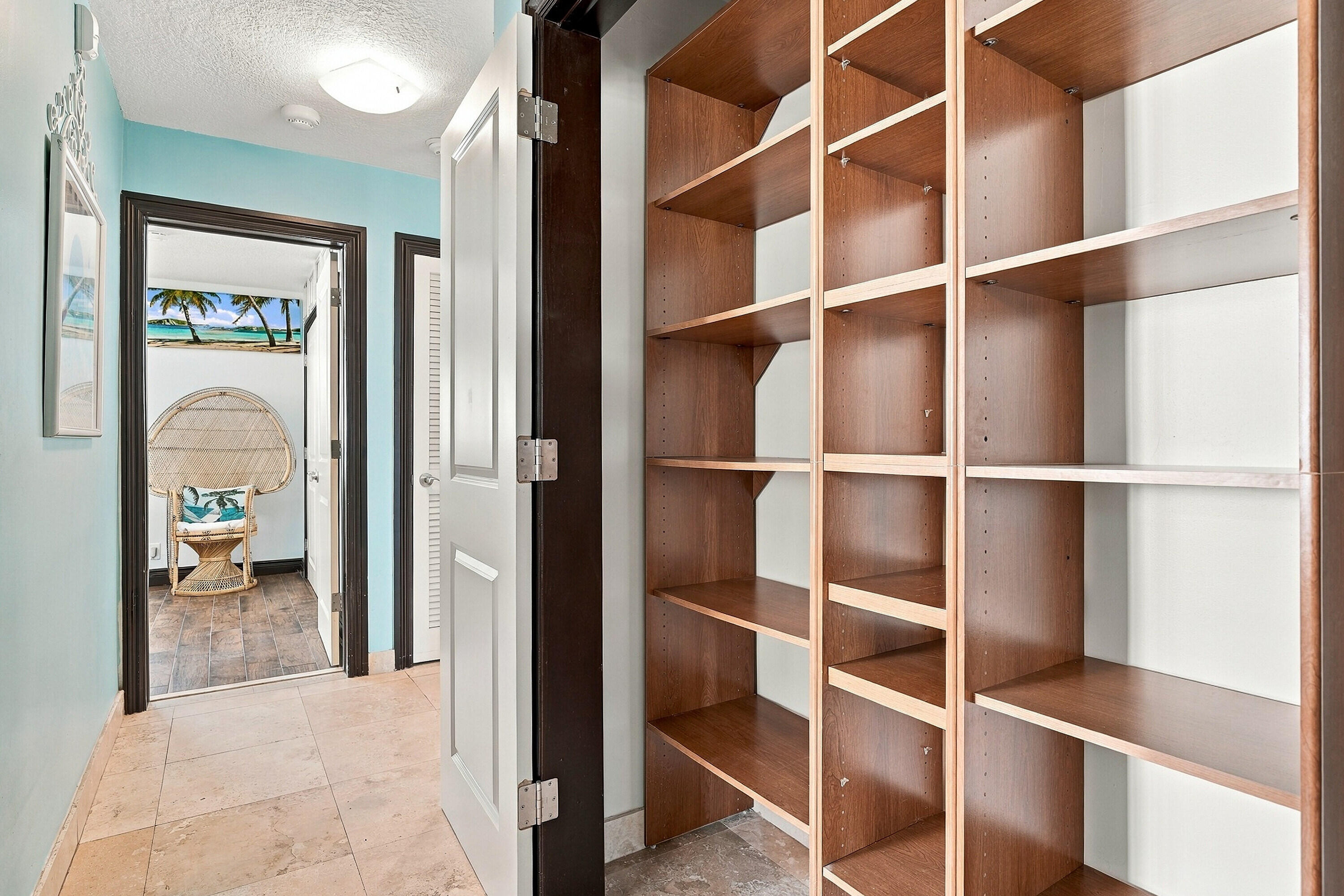 Hall Closet Accessible to 3 Guest Rooms