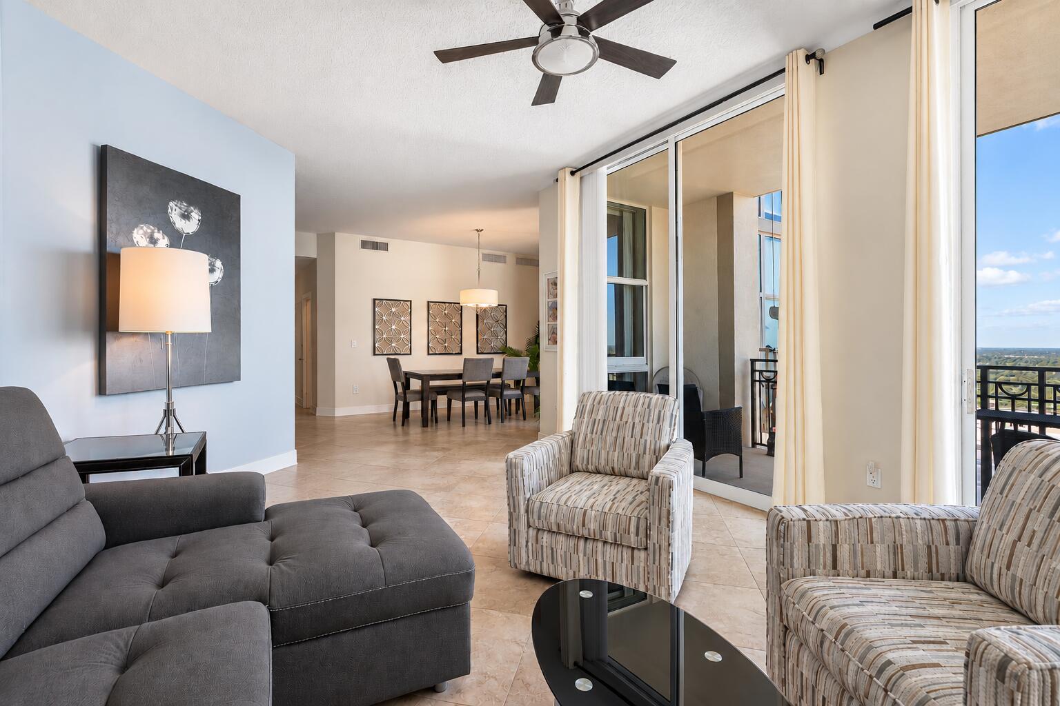 Open Living & Dining