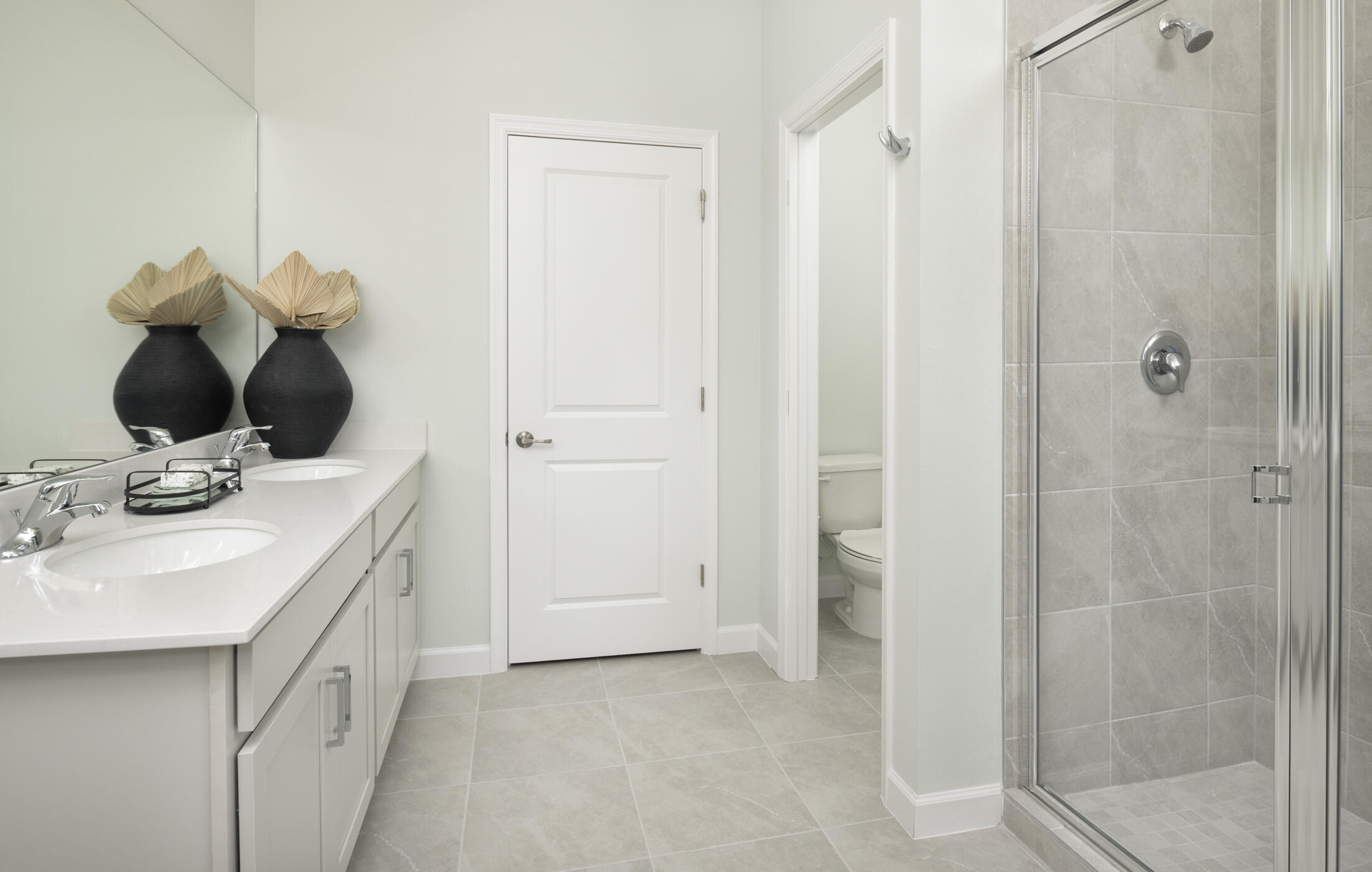 Stock photos represent builder's floorplan