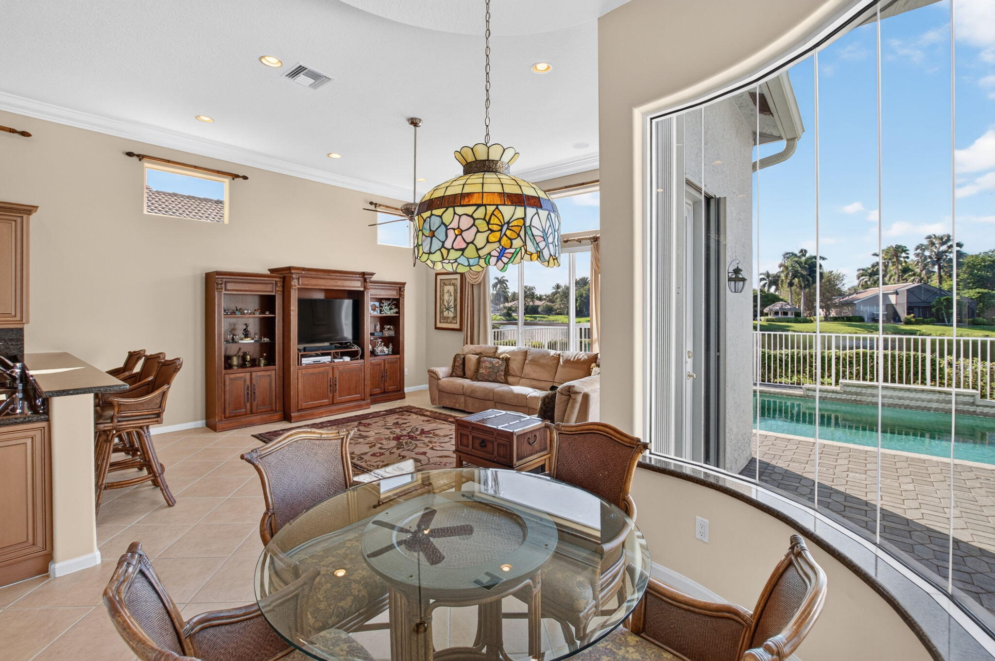 Curved Glass Window