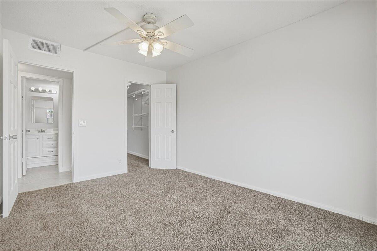 Primary facing walk in closet