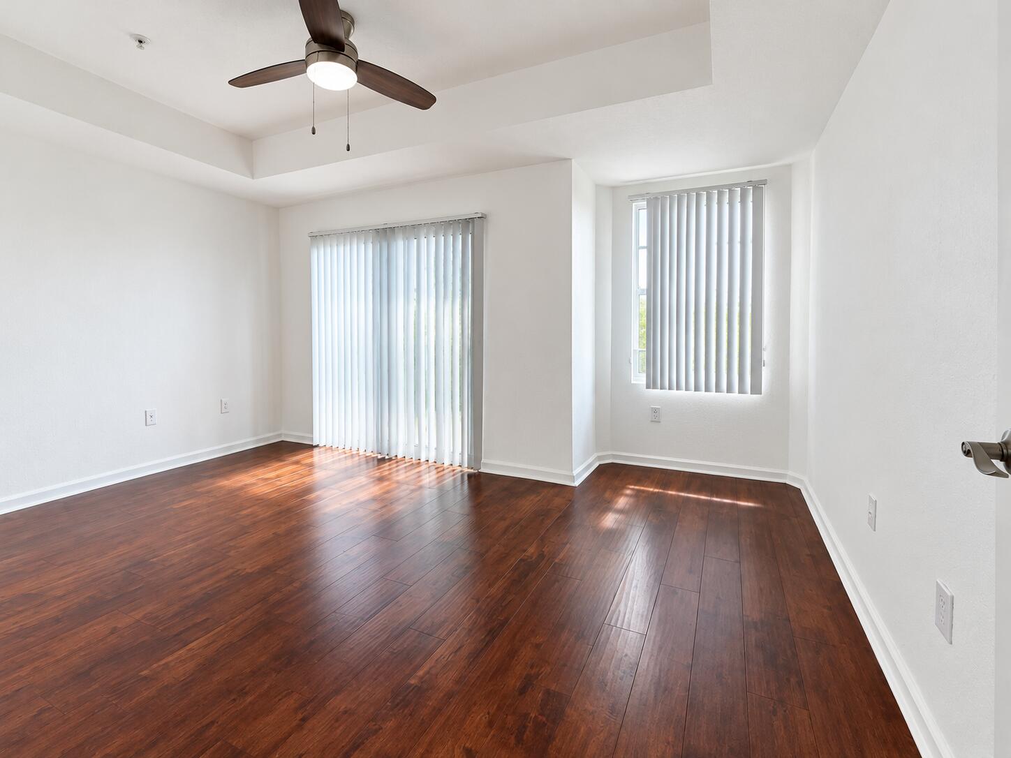 Brightened, straightened property interi