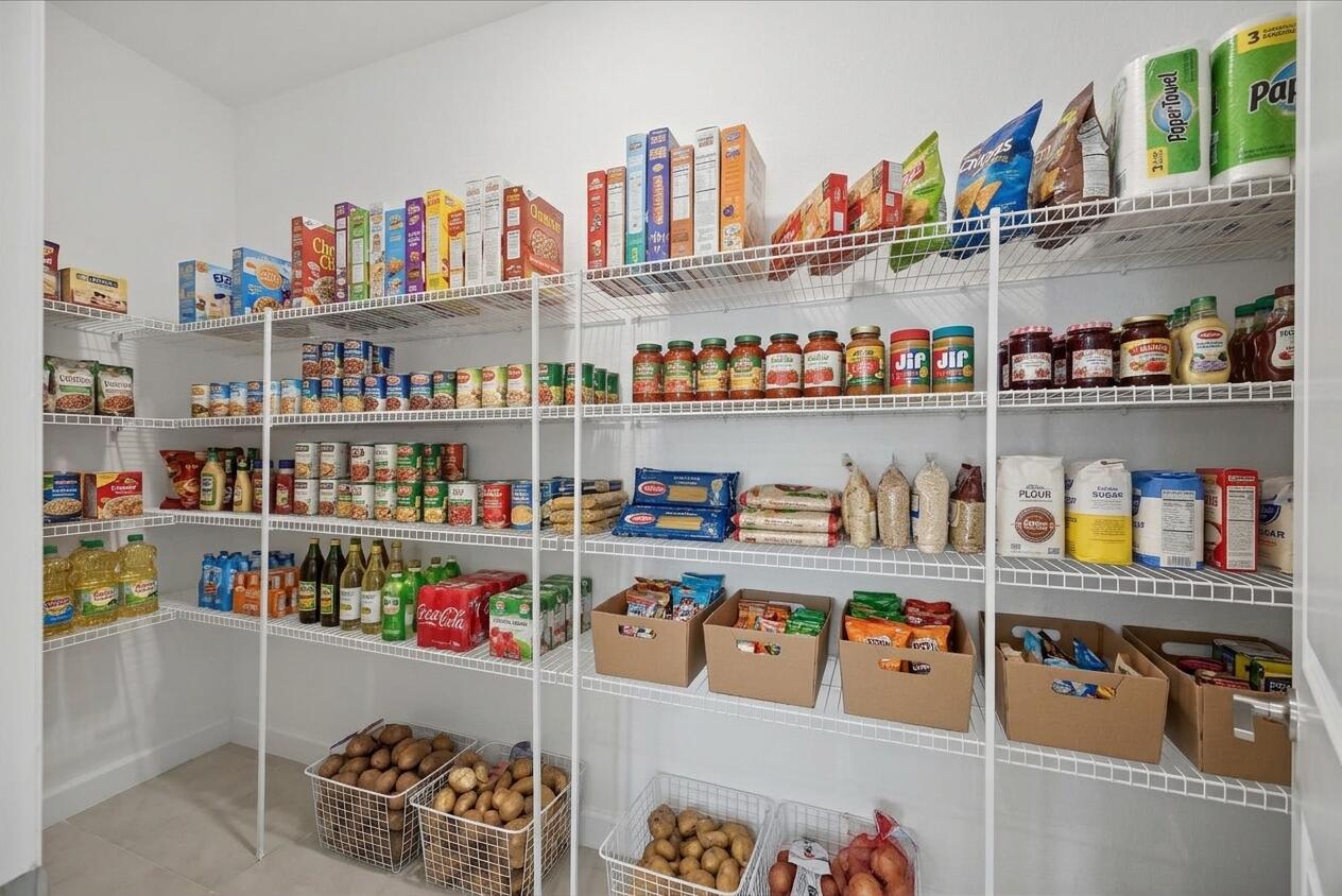 Virtually Staged Pantry
