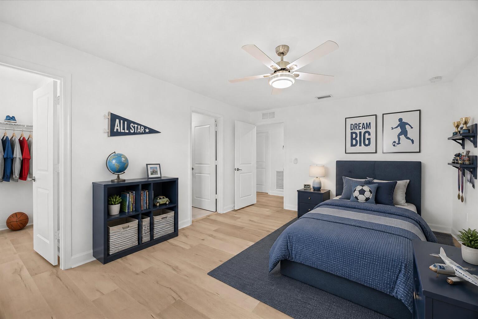 Virtually Staged Bedroom 2
