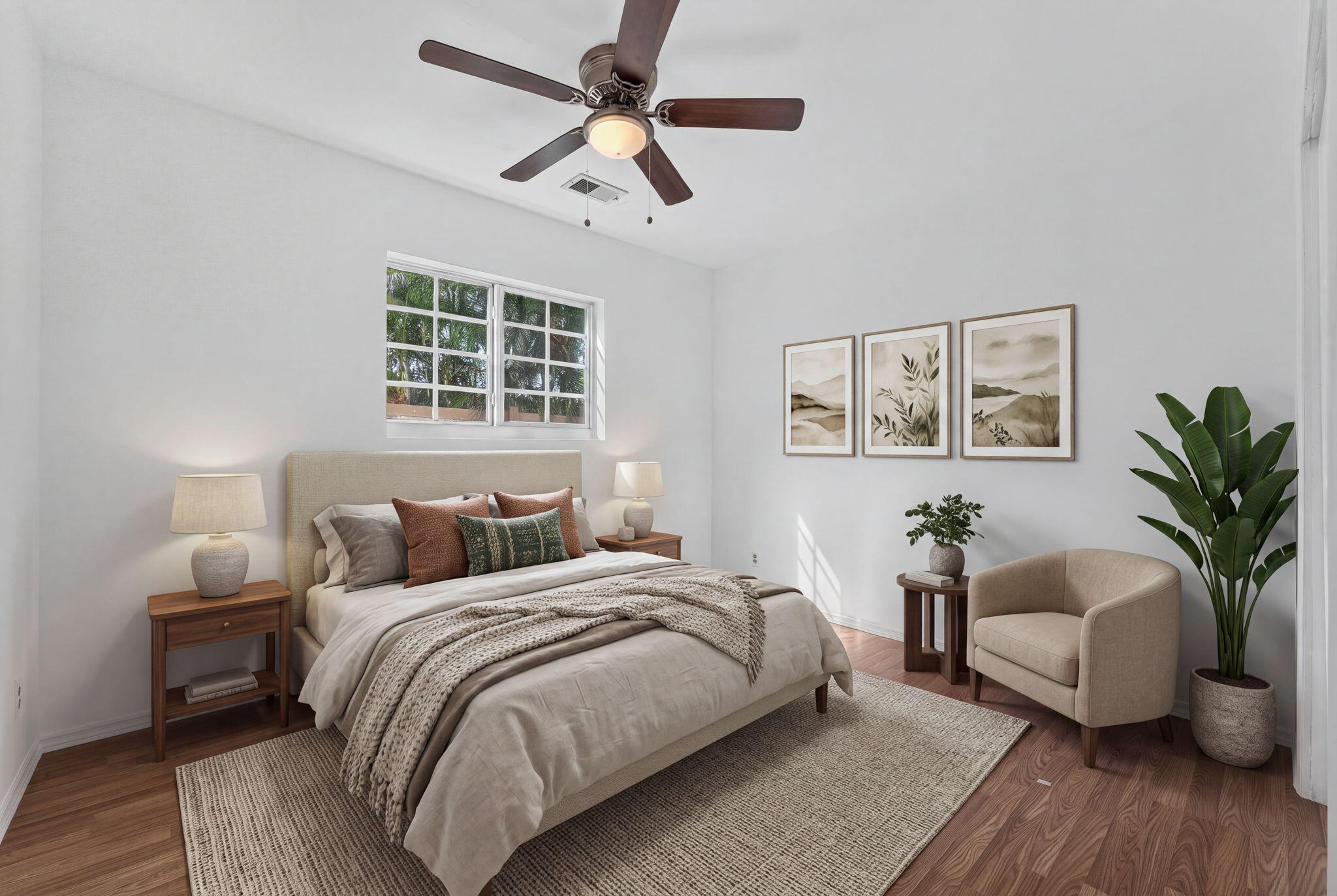 3rd Bedroom virtually staged