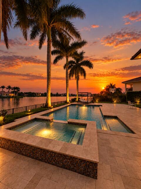 Salt water pool/spa
