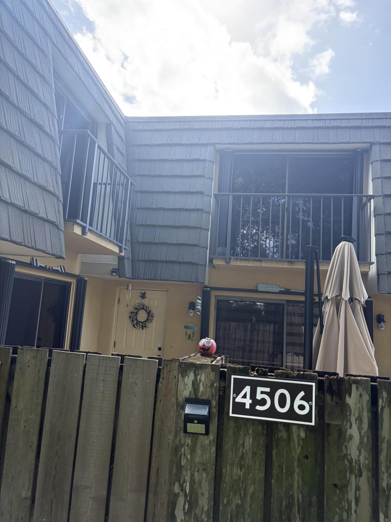 Gate and front door