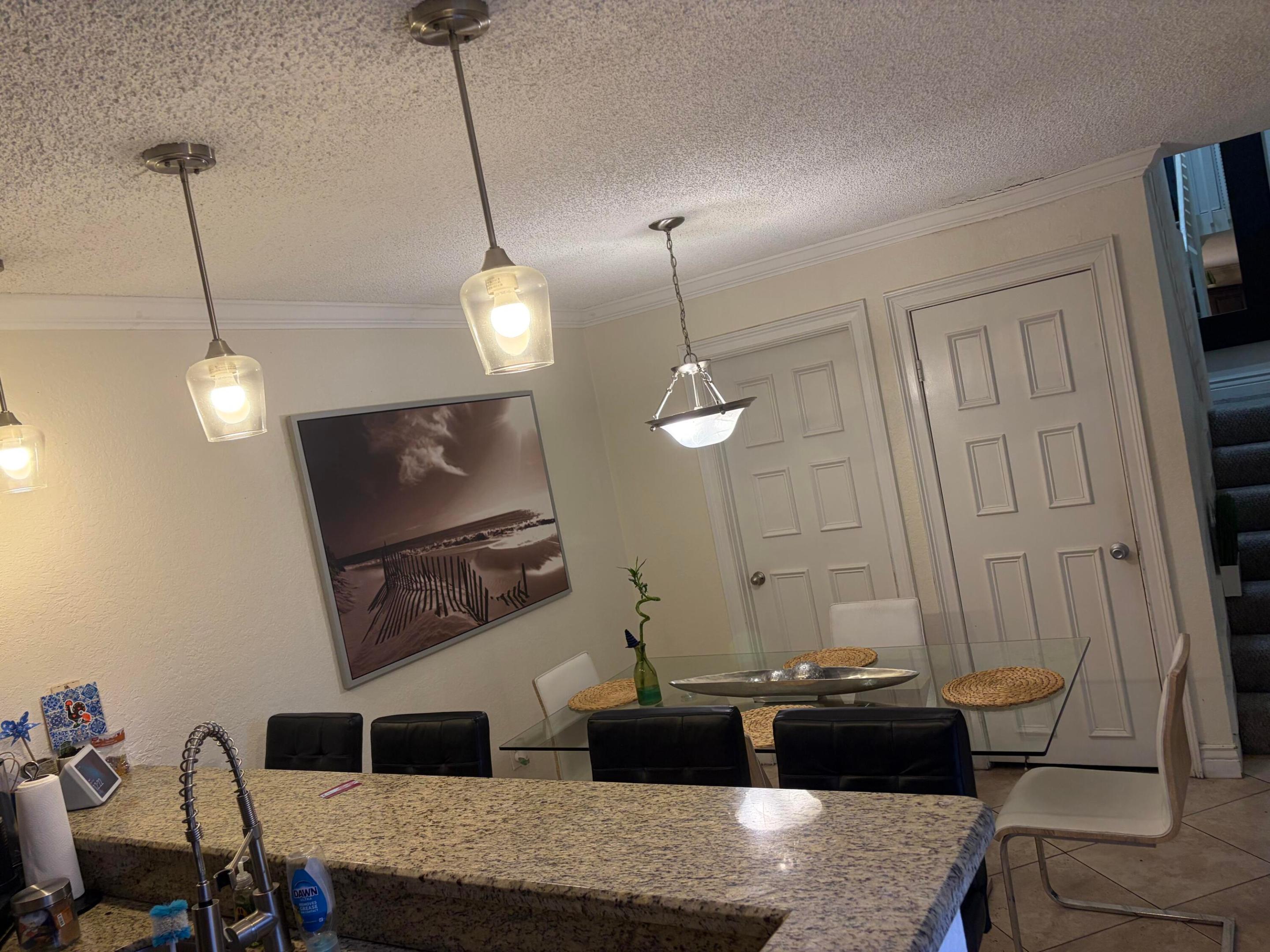 kitchen with dining area