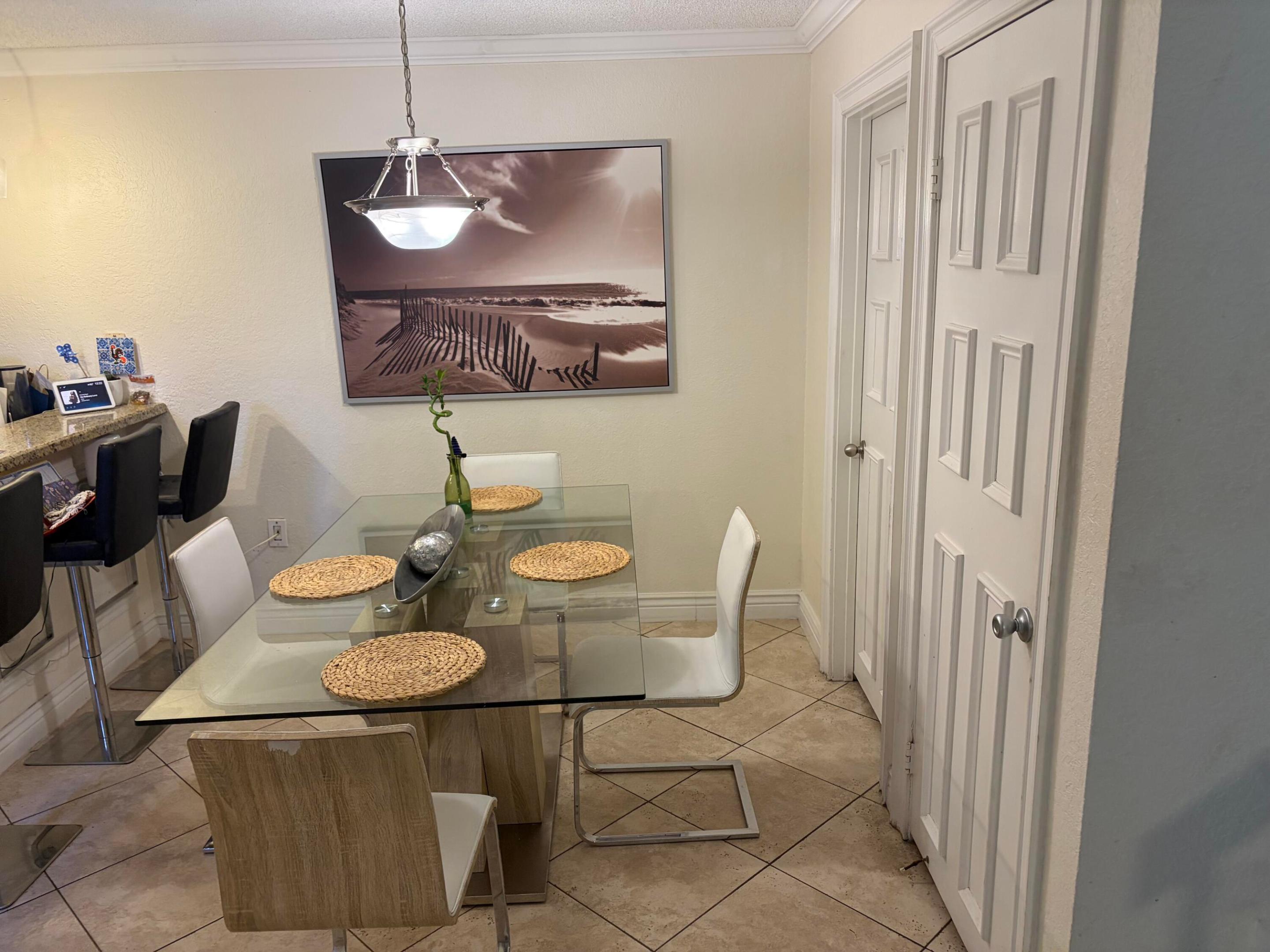 Kitchen with dining area