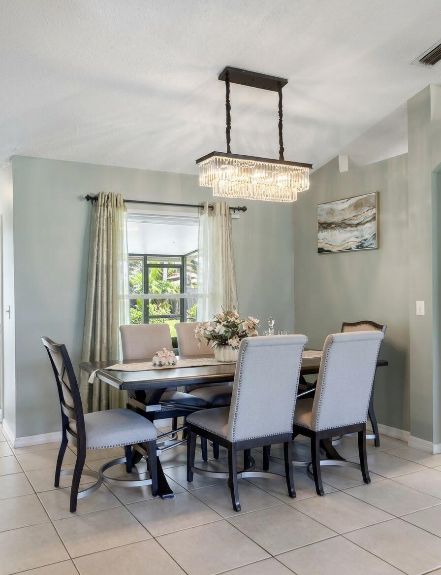 actual dining room photo