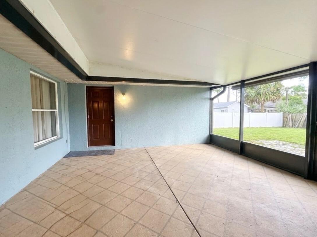 actual screened patio
