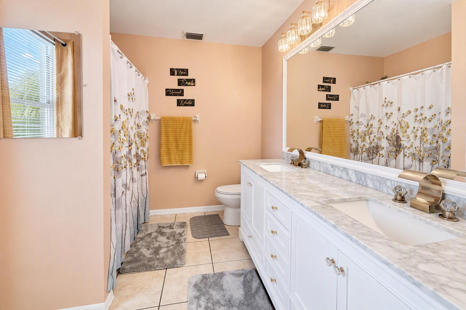 actual master bathroom