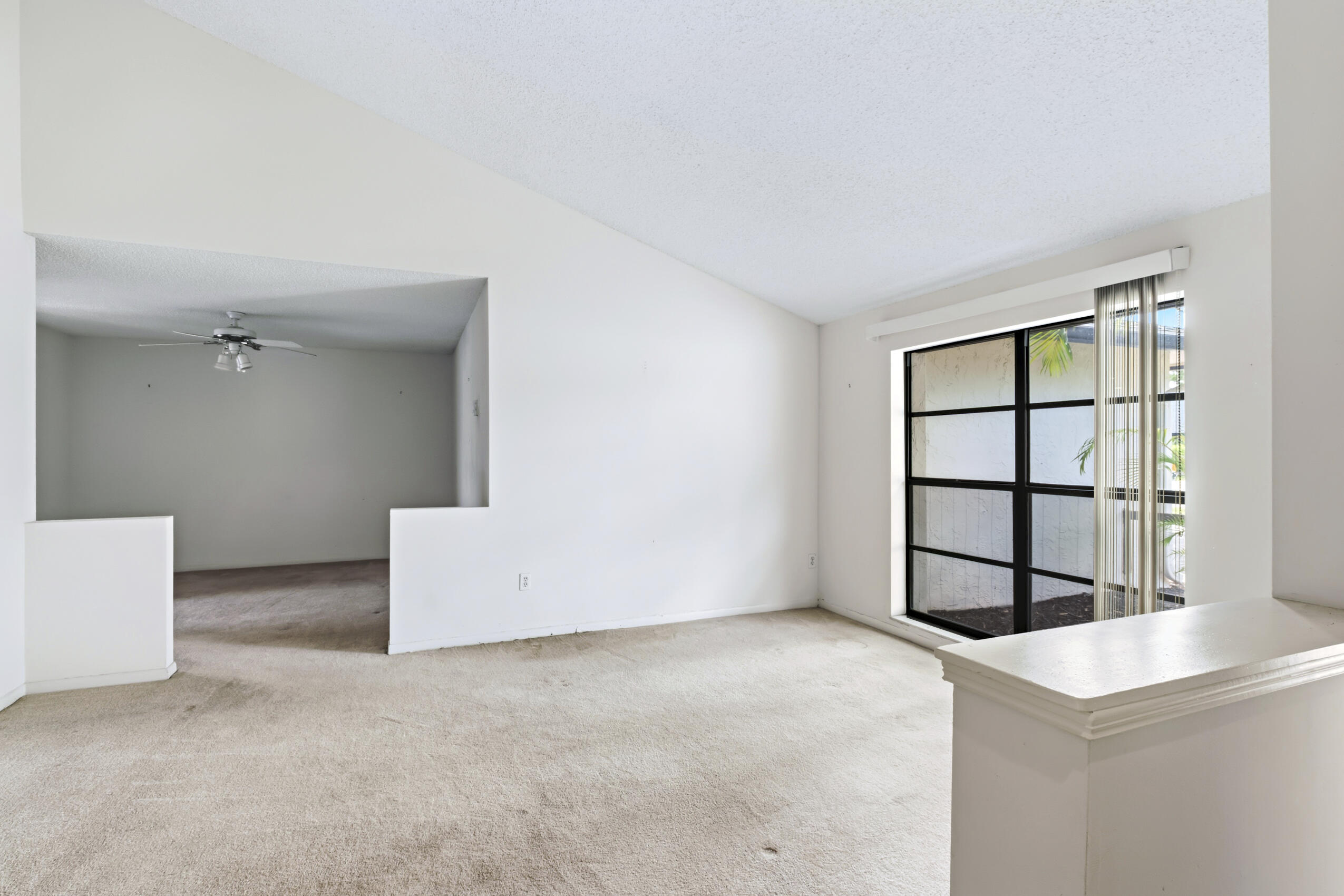 Vaulted Ceiling Living Room