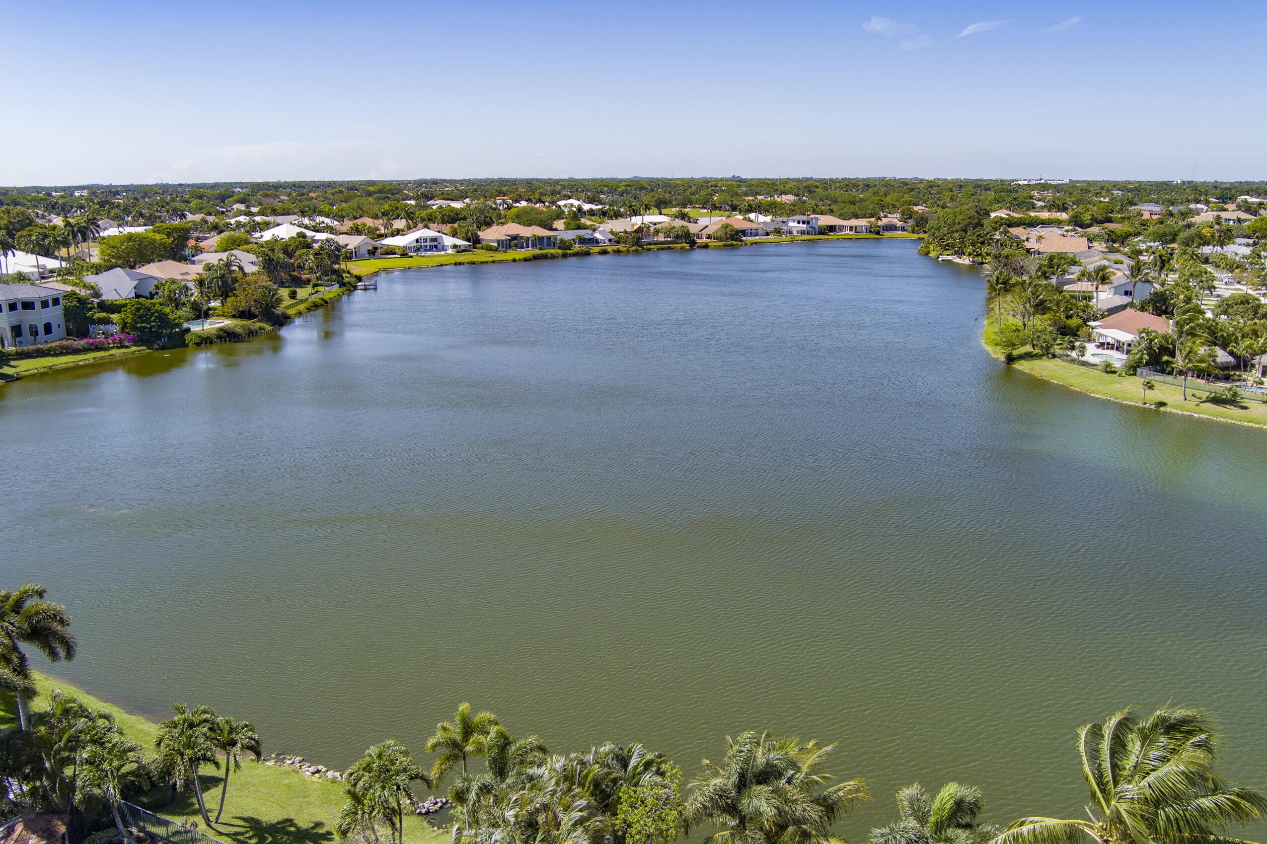 Pheasant Walk Community Lake Aerial