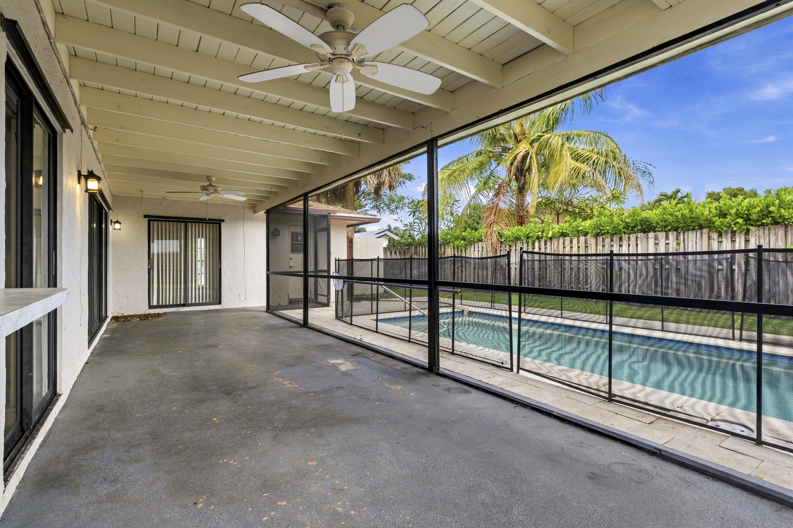 Large Covered Screened Patio