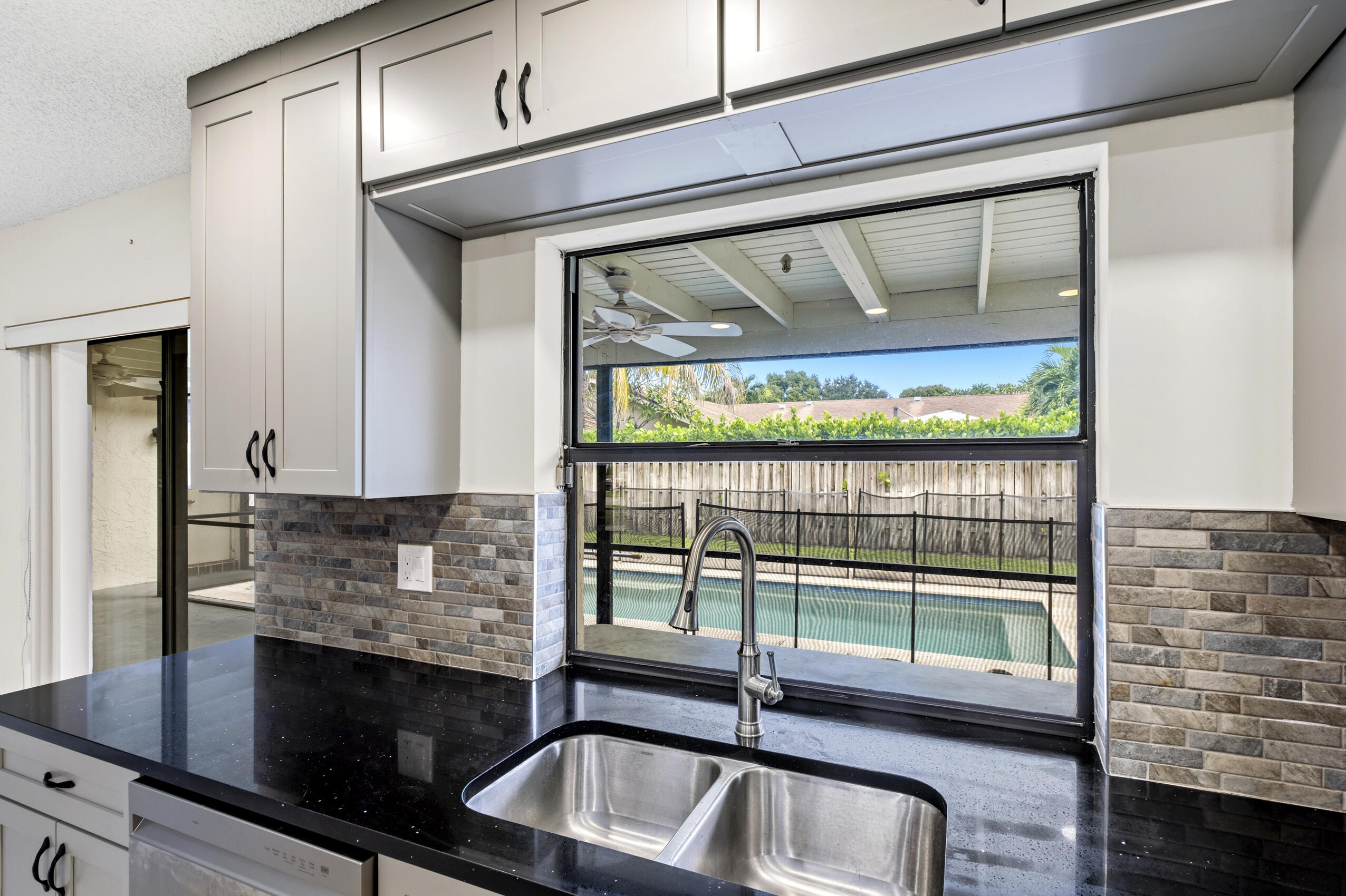 Kitchen Overlooking Pool/Patio