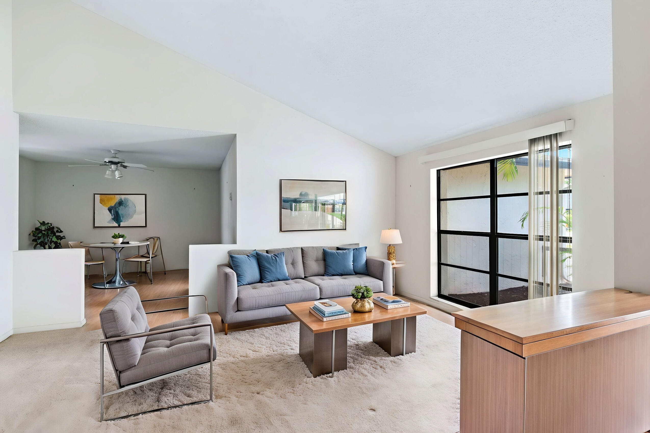 Virtually Staged Living Room