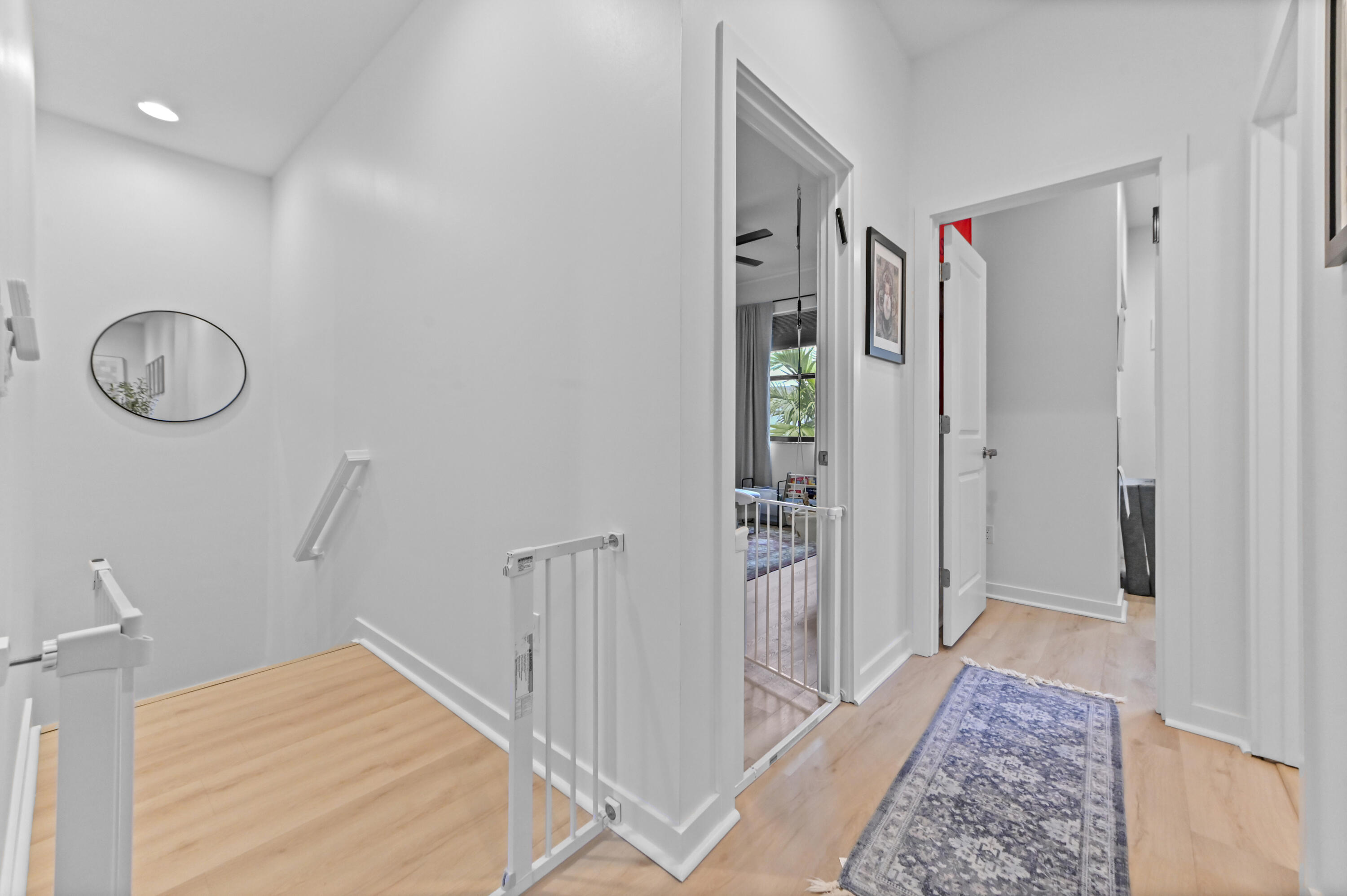 Second Floor has wood style flooring
