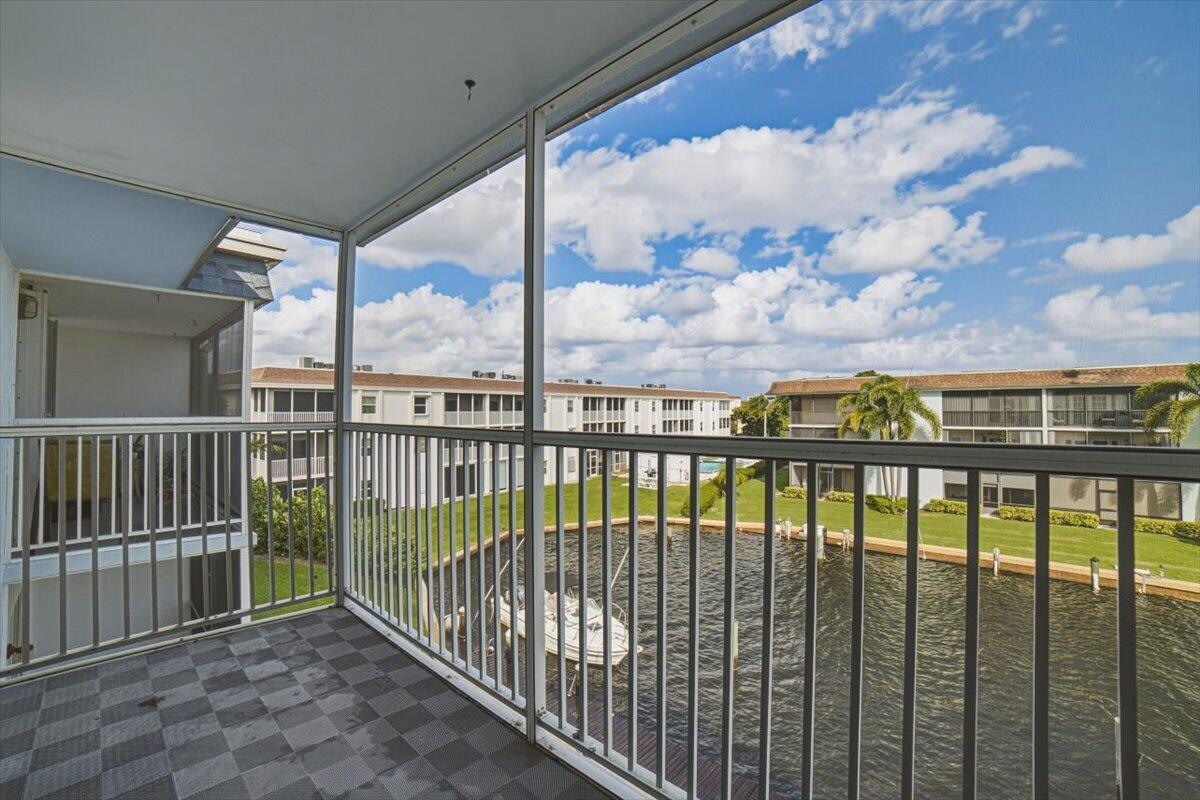 Screened In Balcony off Bedroom
