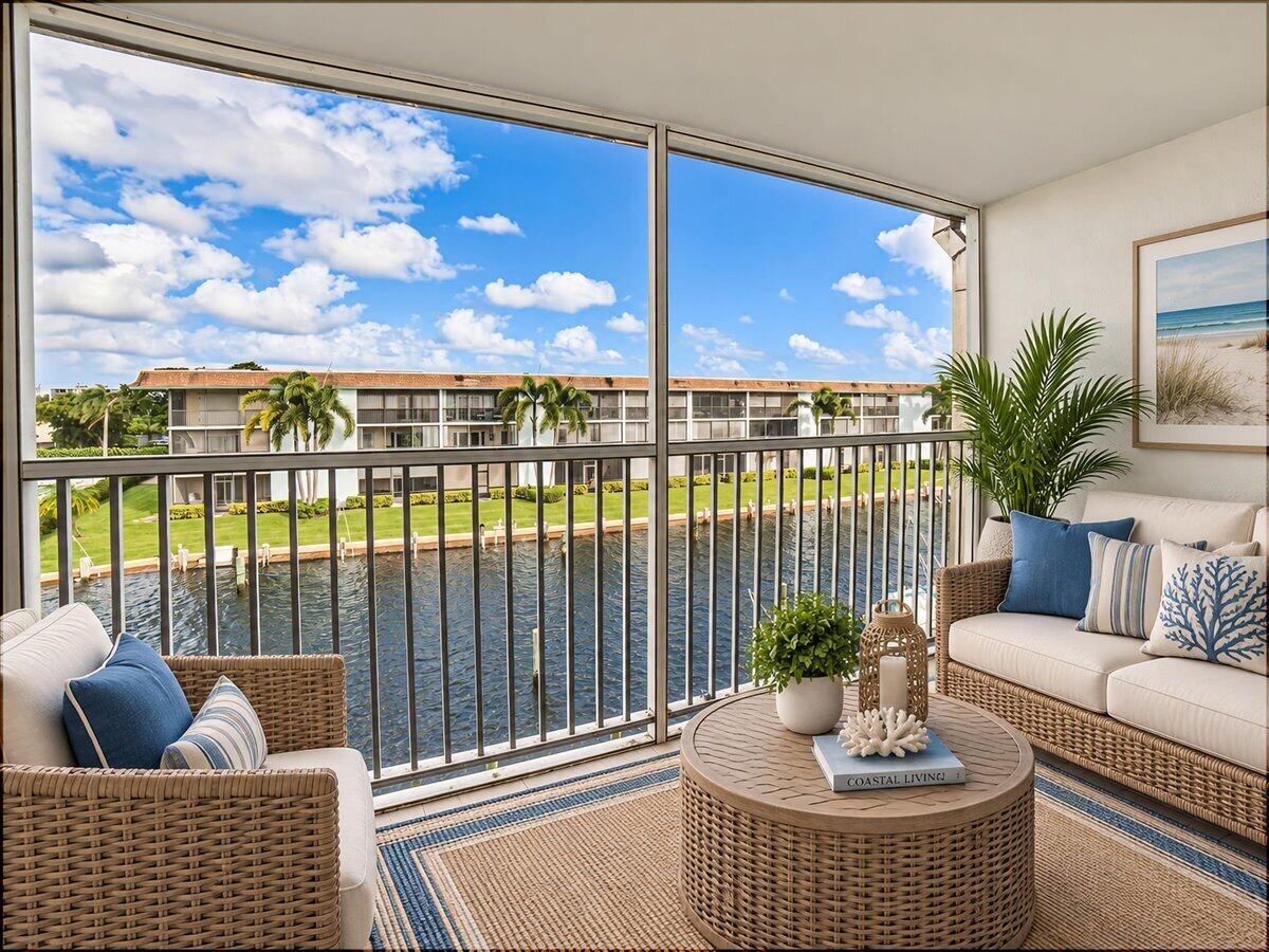 Balcony Virtually Staged