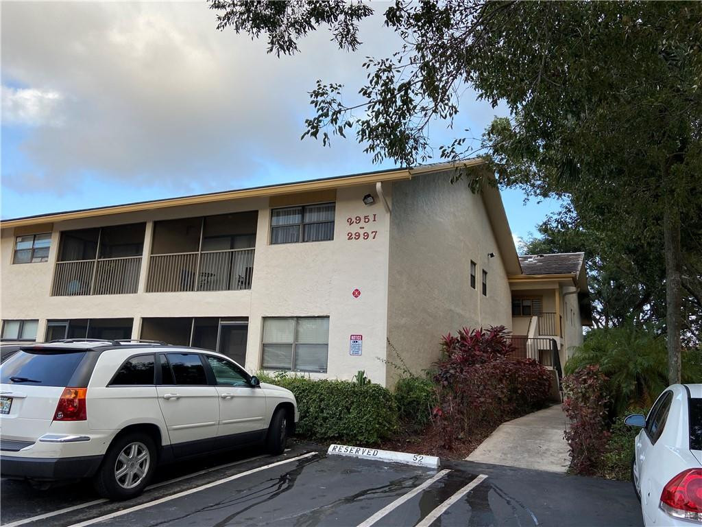 front of building