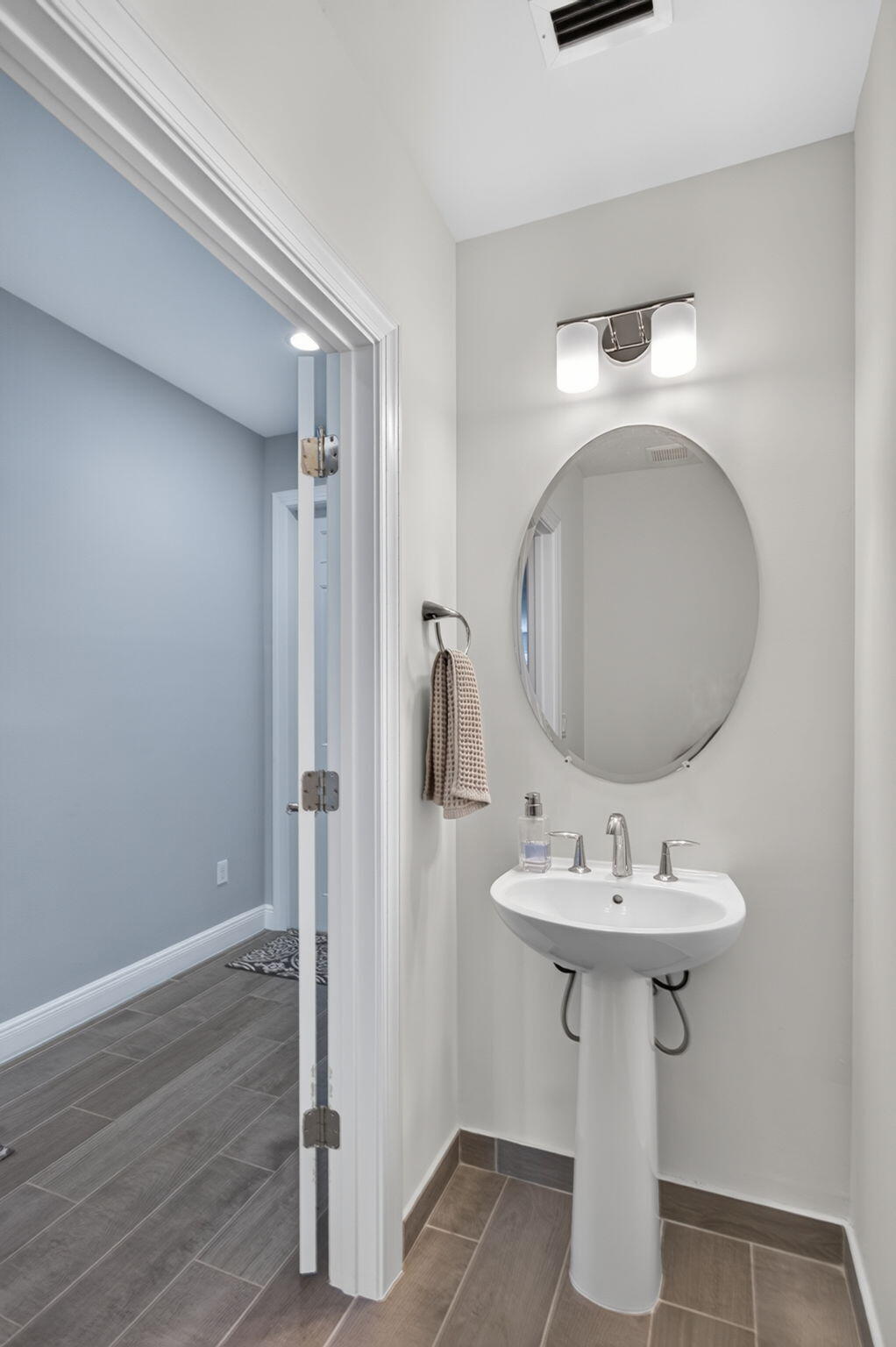 Downstairs half bath