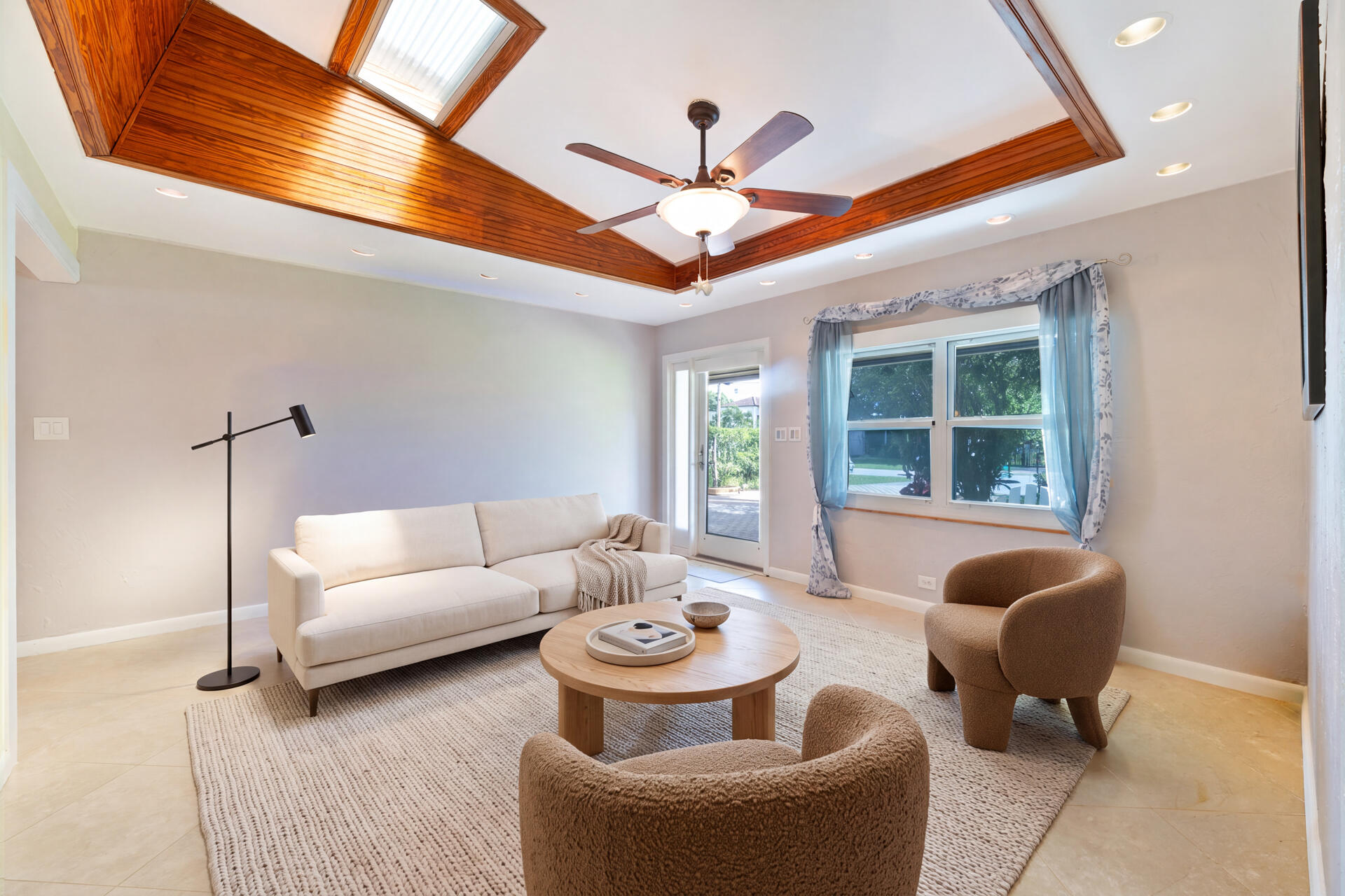 Virtually Staged Living Room