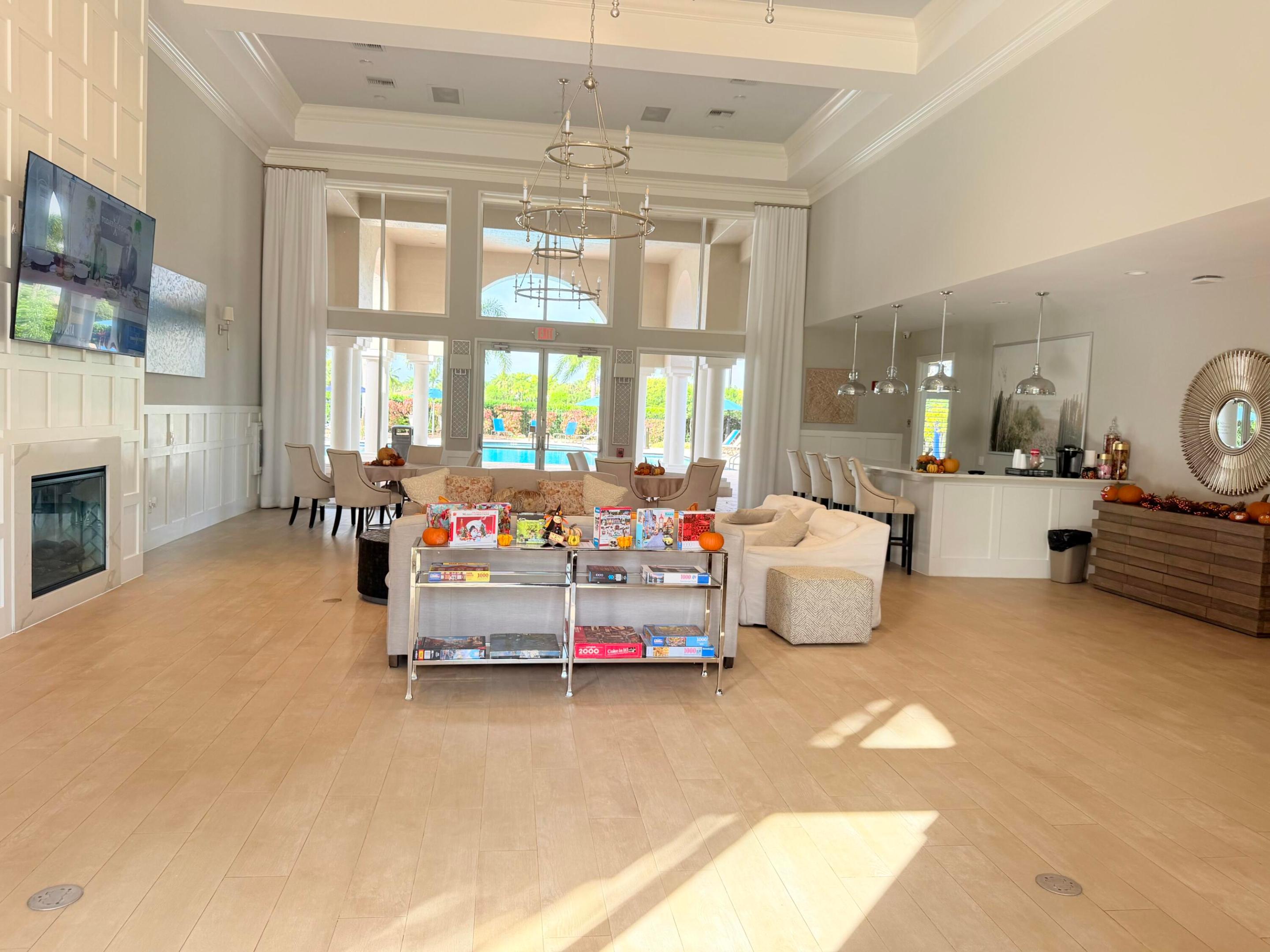 club house lobby