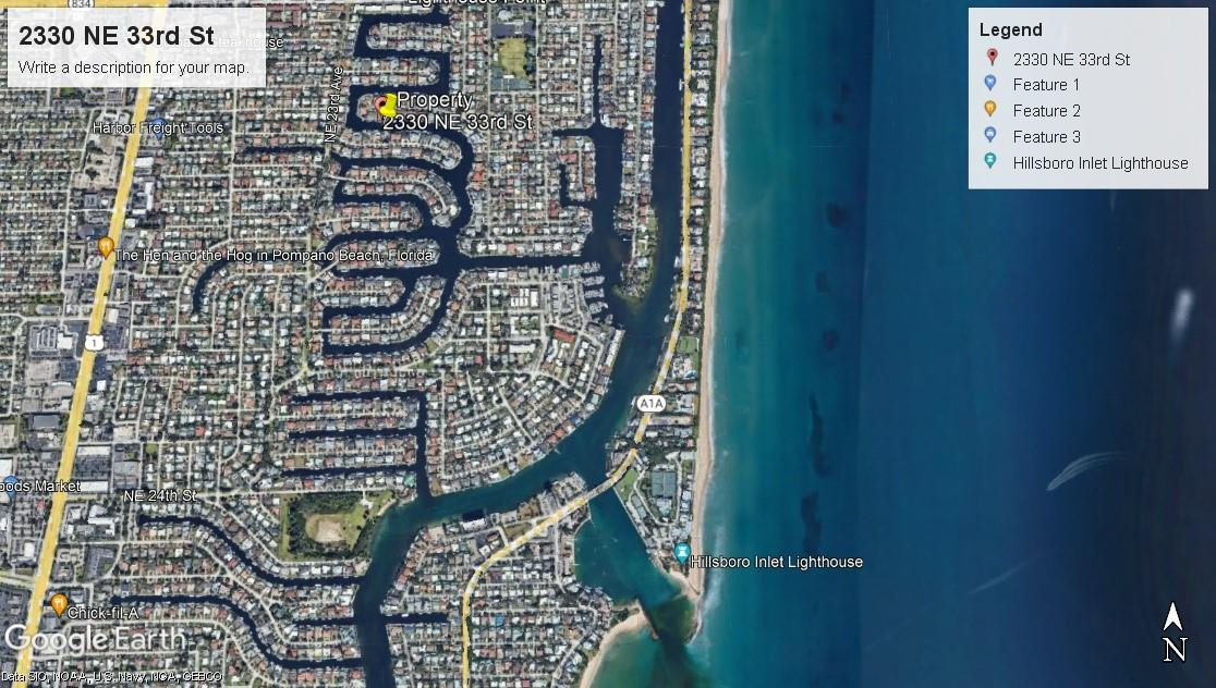 Just a short distance to Hillsboro Inlet