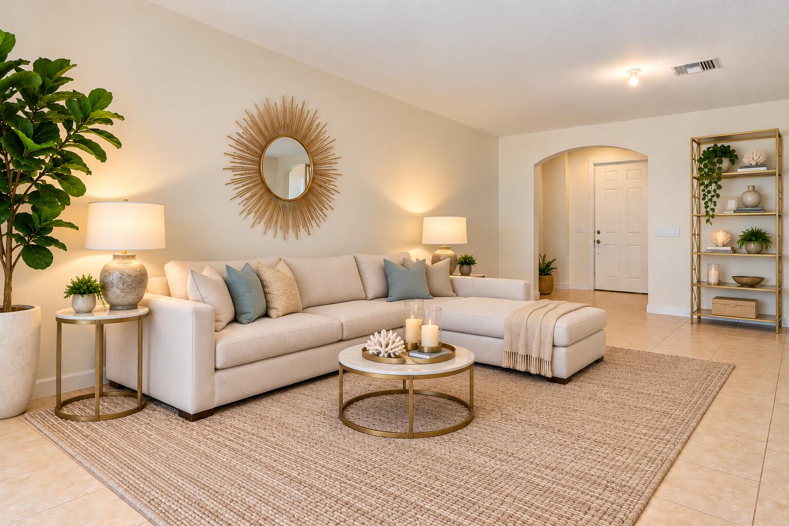 STAGED living room STAGED living room