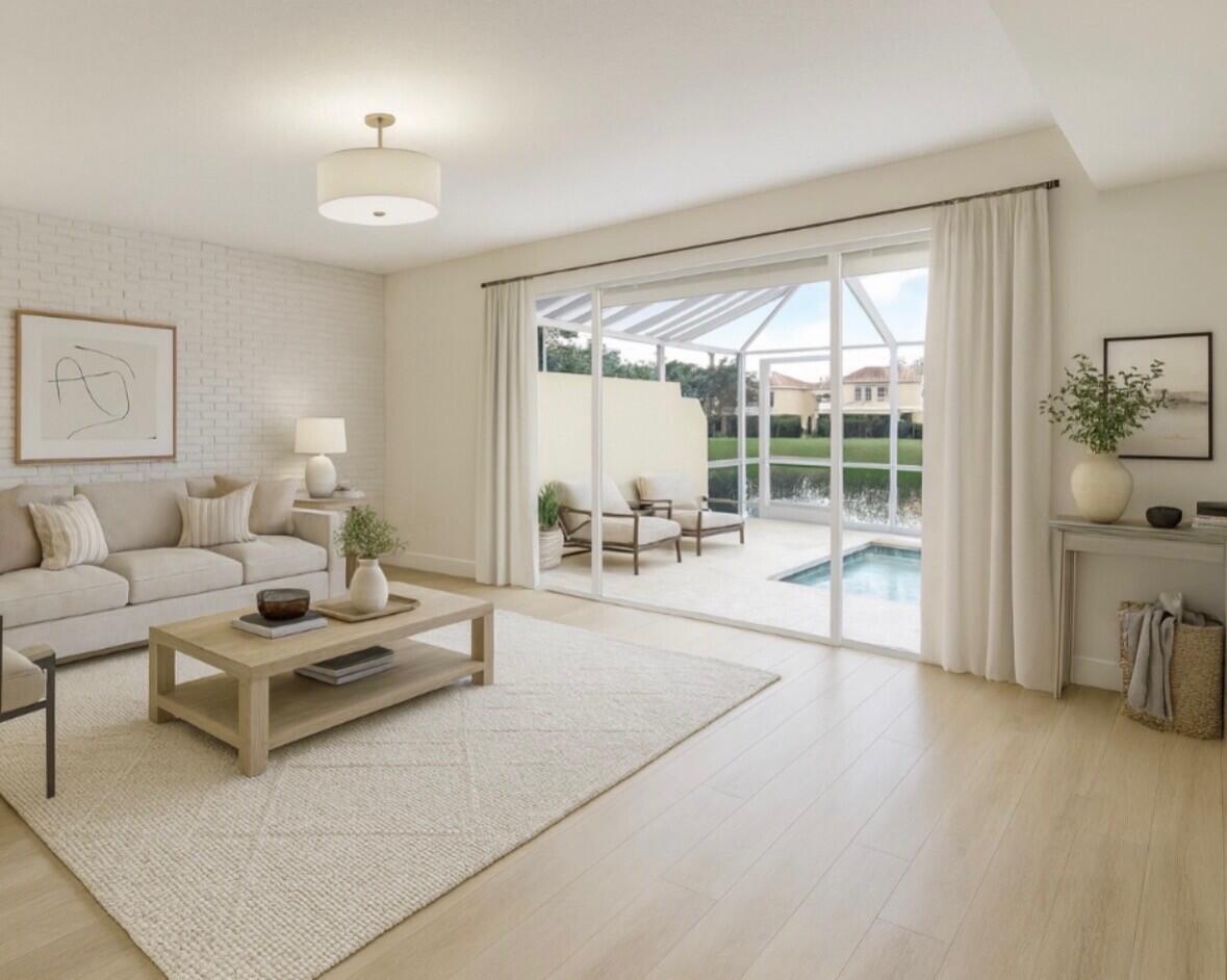 AI Staged Living Room