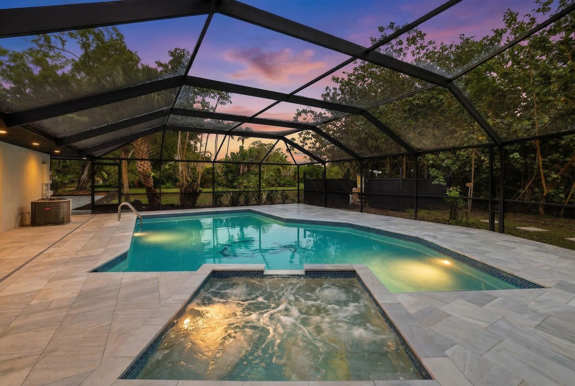 Pool Dusk
